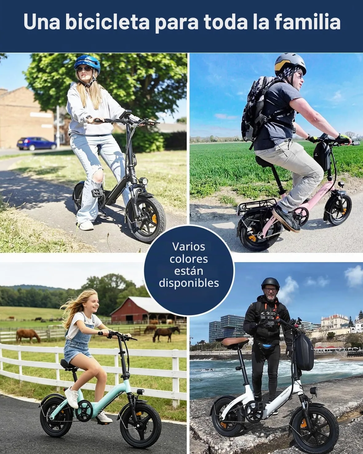 Bodywel T16Pro 14 Zoll Klappbares E-Bike Exklusives Gepäckträger Set mit Rücklicht, inkl. Montagematerial