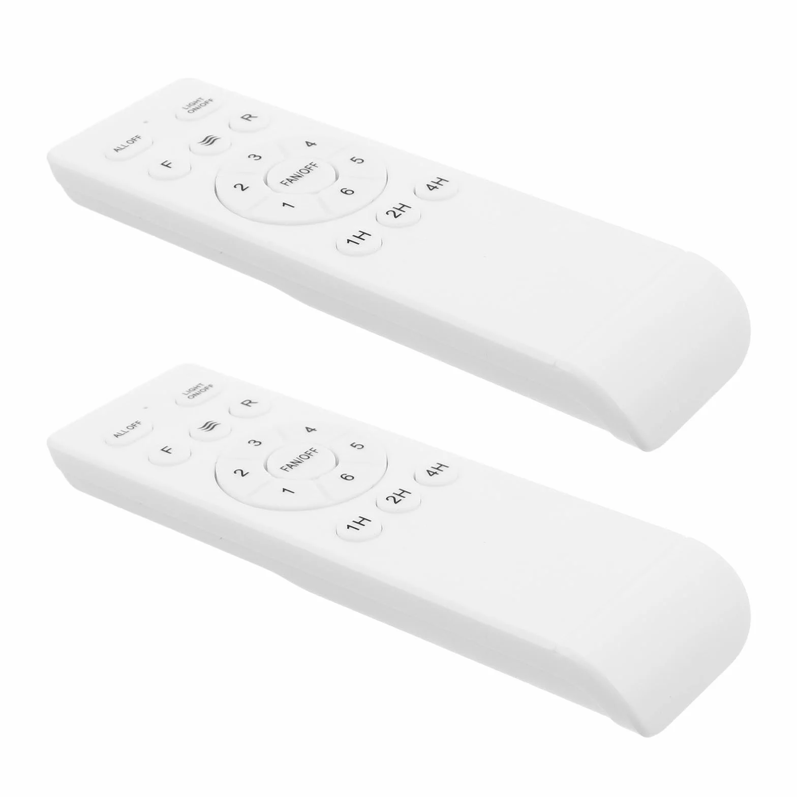 COLLBATH 2 mandos a distancia para ventilador de techo, control de 6 velocidades, regulador de intensidad de luz, temporizador 1-4 horas