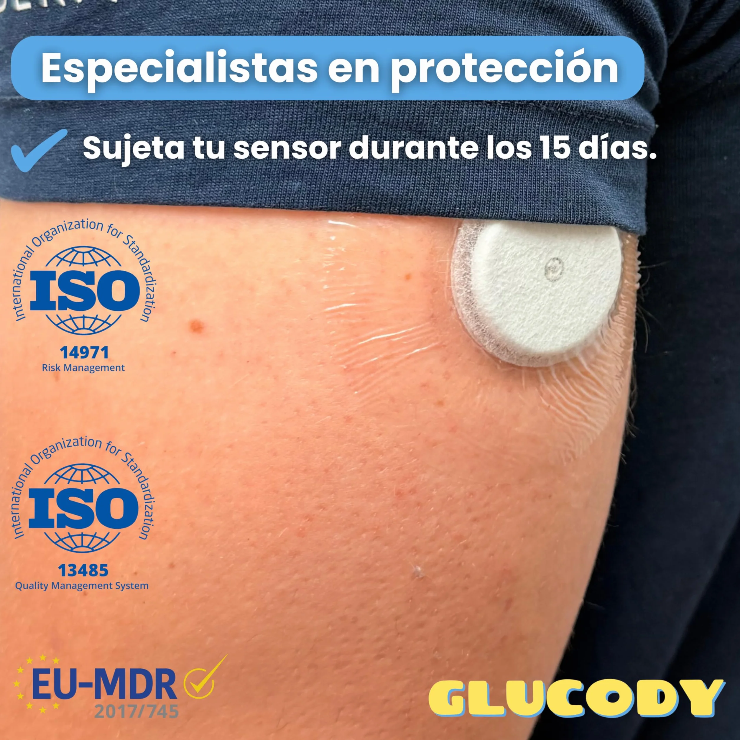Parches Sensor Freestyle Libre 2 Hipoalergénicos Impermeables Transpirables 10pc