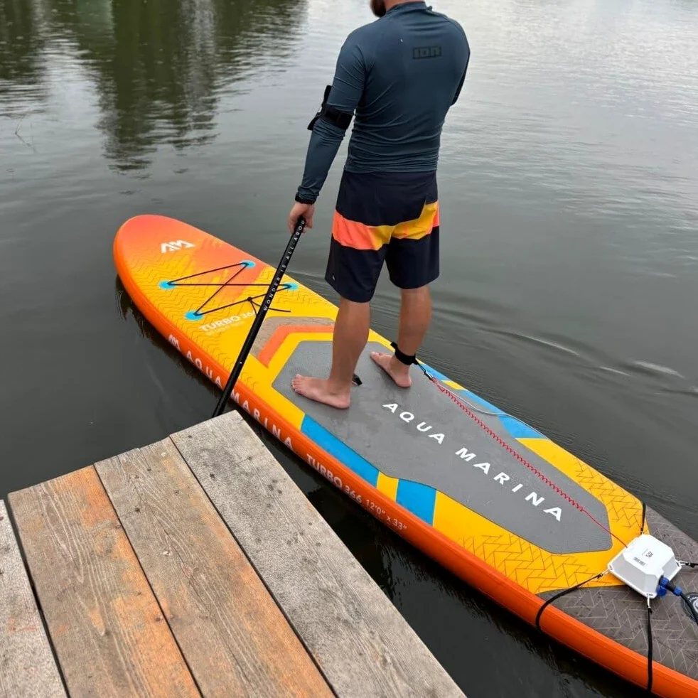 Tabla de paddle con motor AQUA MARINA GO Turbo 366
