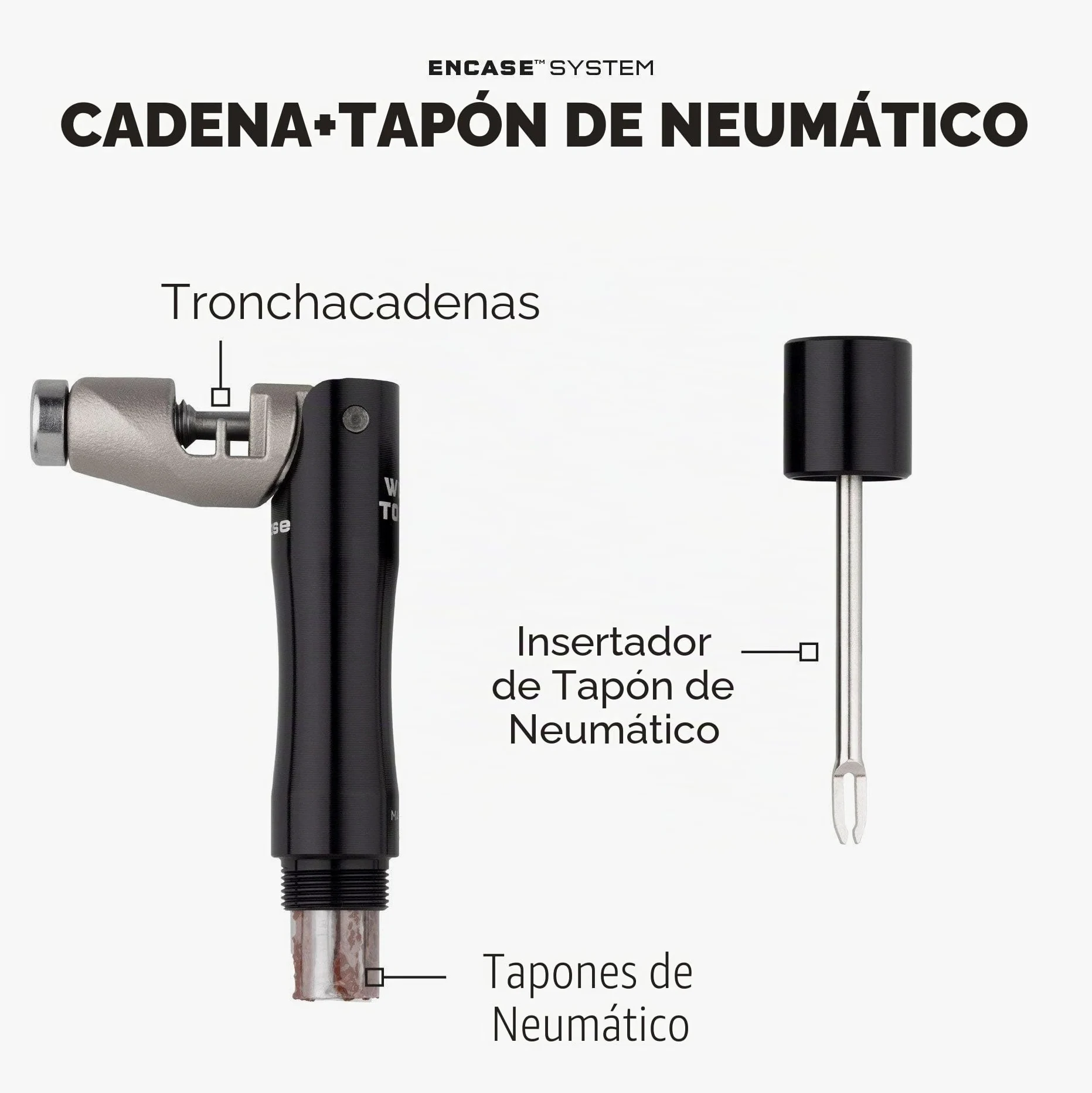 Encase Wolf Tooth Herramienta Bicicleta | herramientas multifunción para bicicleta