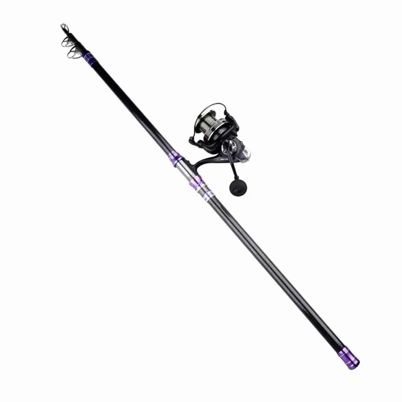 Caña de Pescar Caña de Pescar Profesional, caña Ultraligera y ultradura, Juego Completo Gigante Especial, Conjunto de Varillas de Pesca, caña de fundición de Largo Alcance, caña de mar para Pescar (C