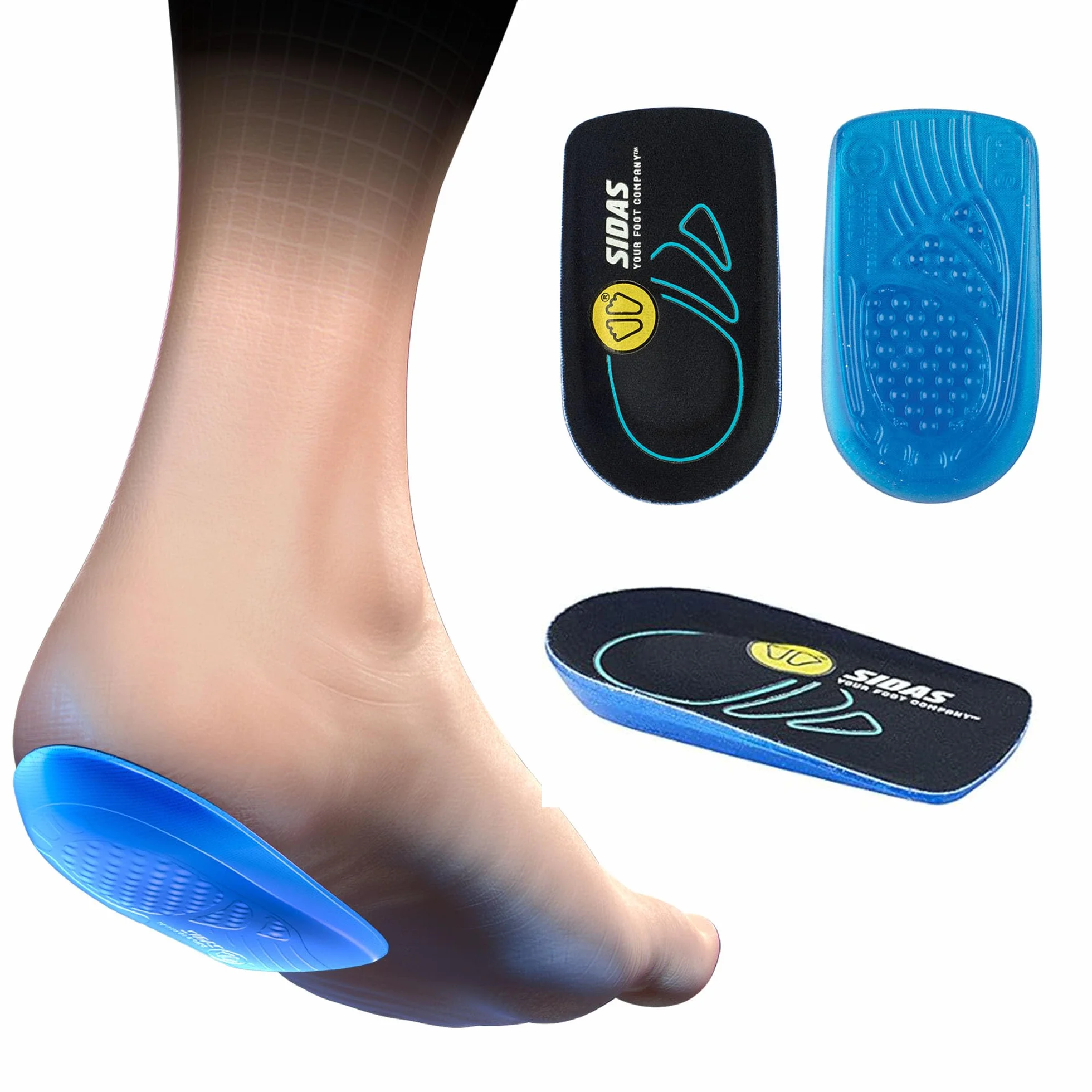 Sidas Heel Pad Taloneras de gel 2 unidades
