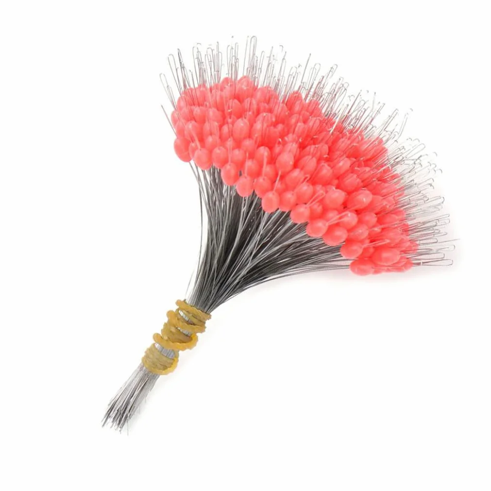 Jorzer Tope de Goma de Flotador Táquero de Pesca Silicona Pesca de Goma Bobber Tope de Frijoles Flotador Accesorios de la línea de Pescado para 2.5# -5.0# Línea 300pcs
