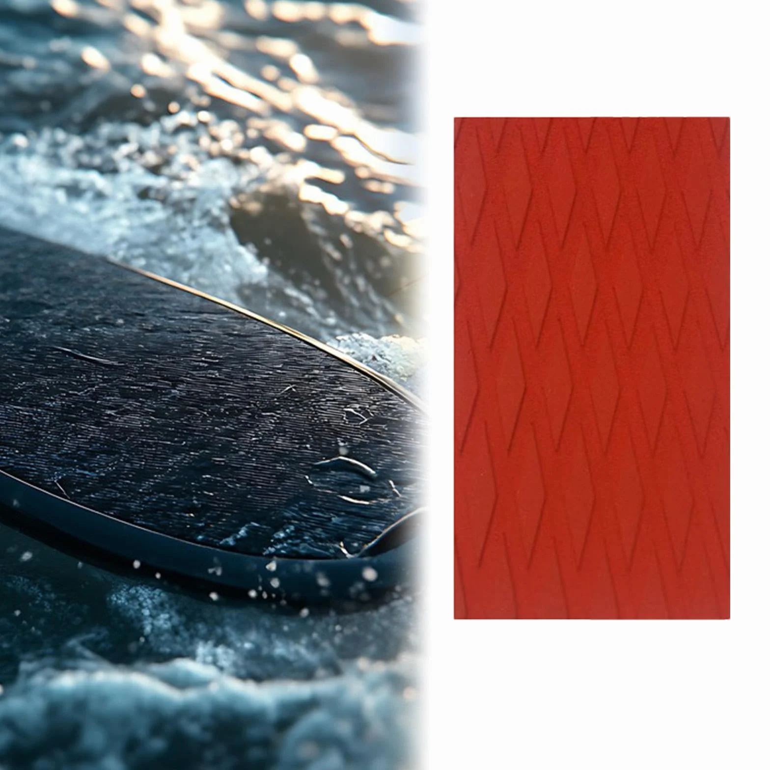 Oshhni Almohadilla EVA para Surf Antideslizante para Cubiertas de Embarcaciones y Piscinas