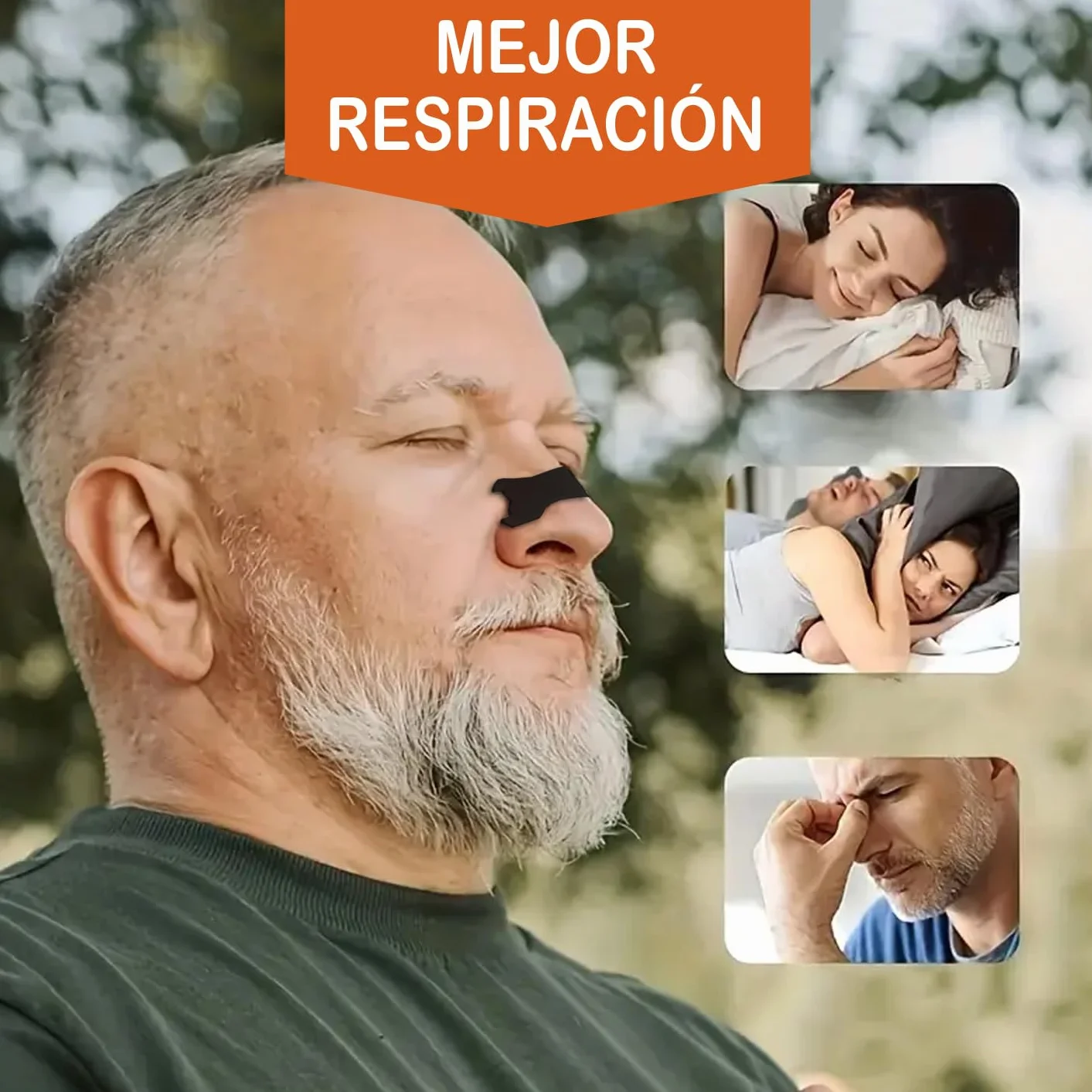 Breathe Right Tiras Nasales Antironquidos 60 Pack Premium Para Dejar De Roncar