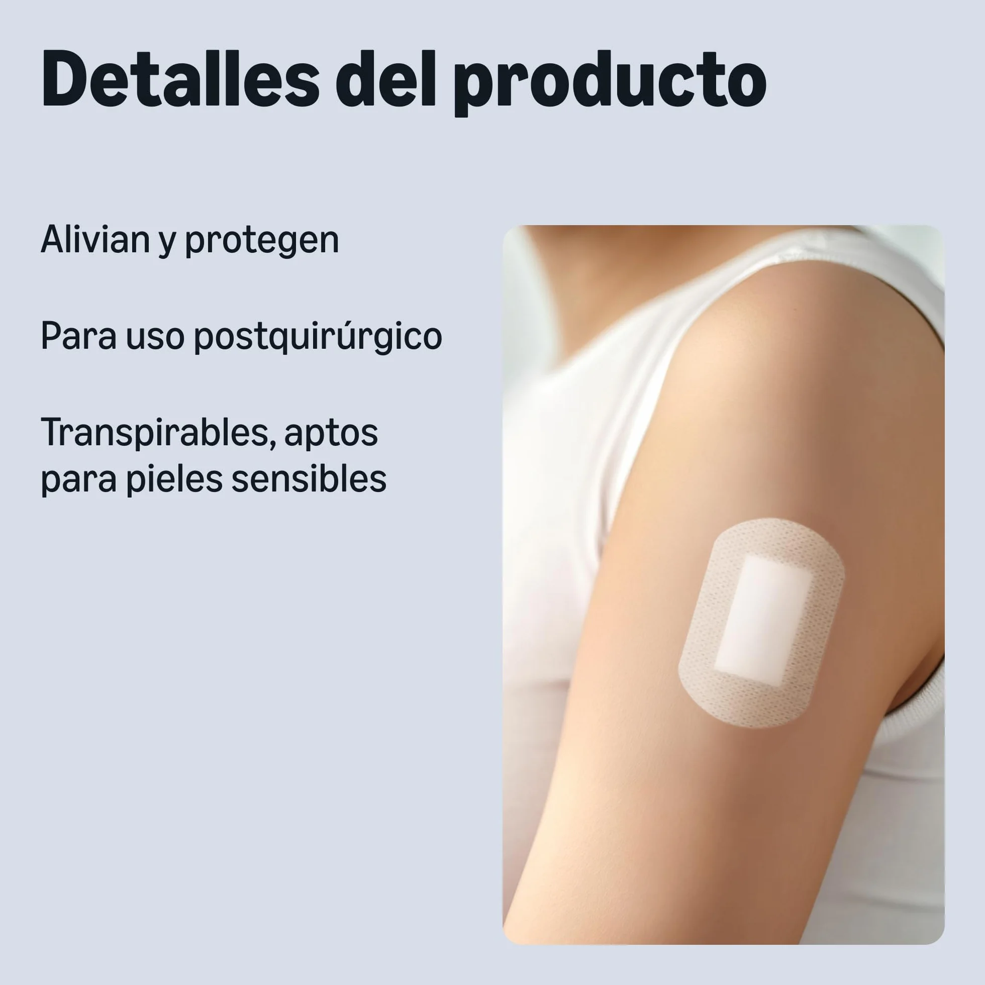 Healthcare By Amazon Apósito estéril para heridas, 20 yeso