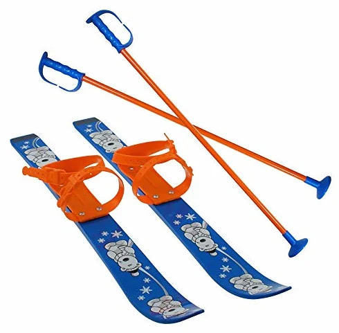 Esquí para niños, Longitud: 70 cm, Color: Azul Claro