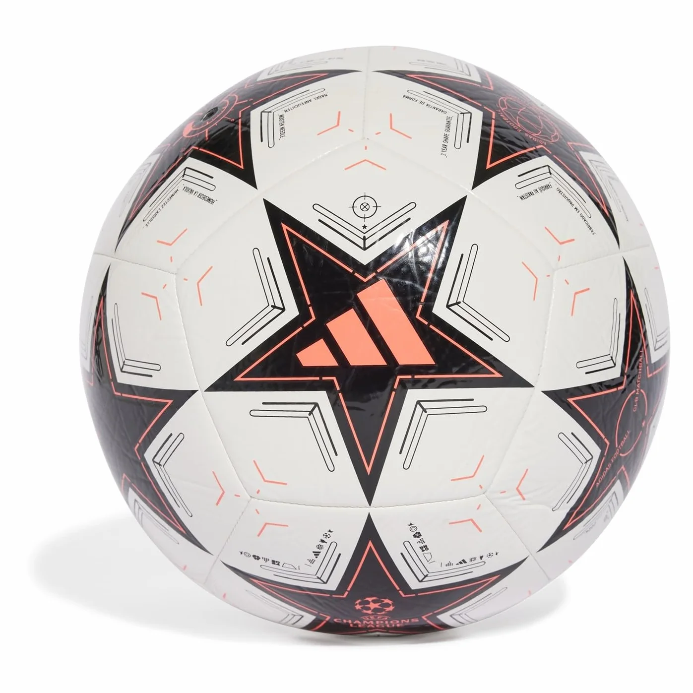 adidas UEFA Champions League Club Ball IX4063, Unisex Footballs, White, 4 EU