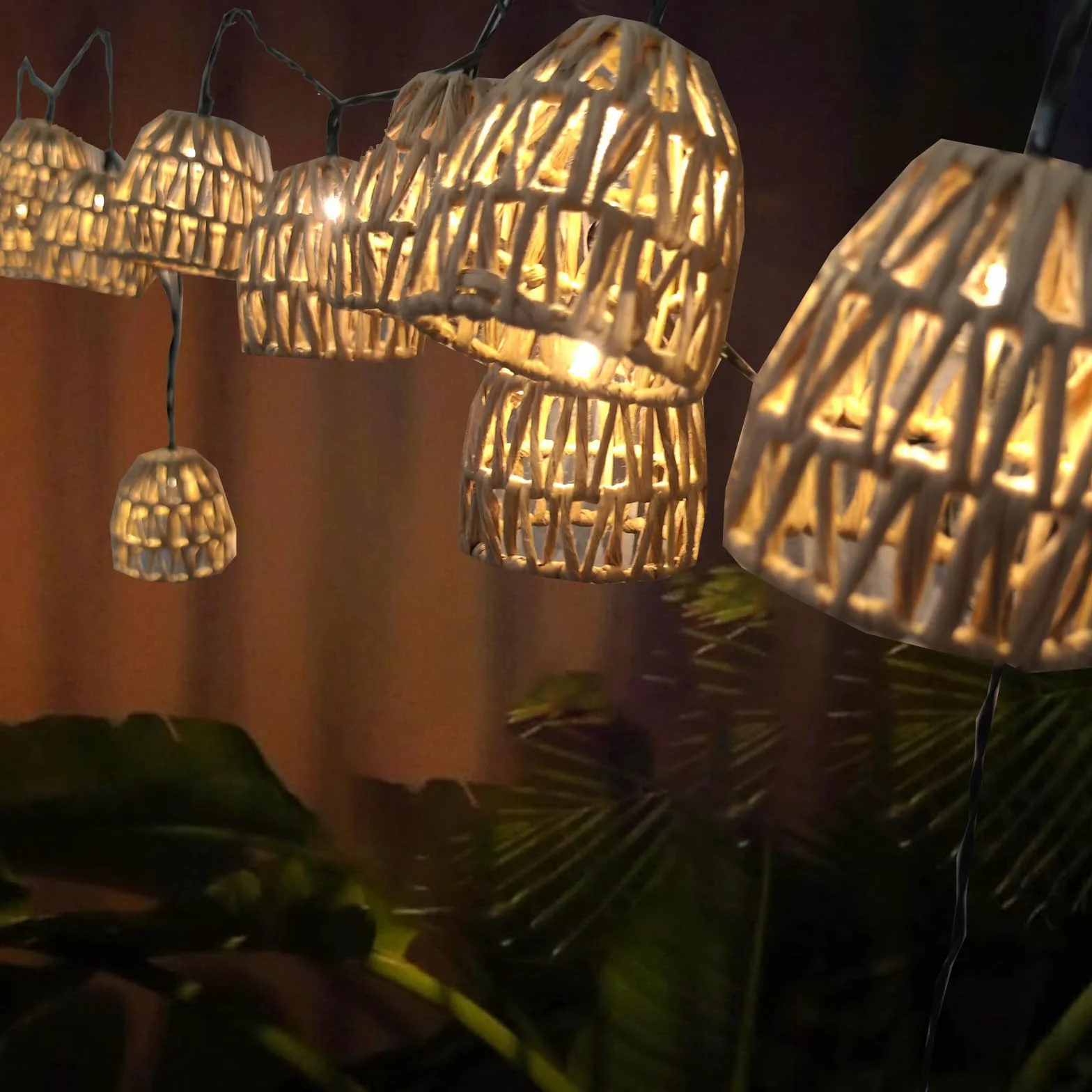 Guirnaldas Luces Exterior Solar Led 3.6m Cadena de Luz Solar para Jardin