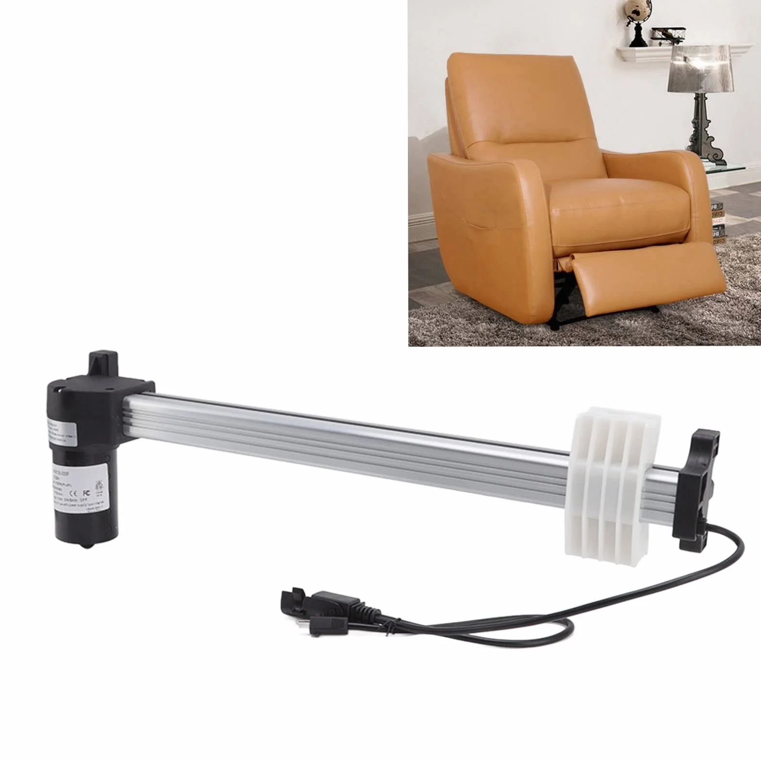 Haofy Kit de Repuesto de Motor para Sillón Reclinable Eléctrico, Actuador IPX4 DC29V 1000N para Sillones Elevadores Modelo R8123
