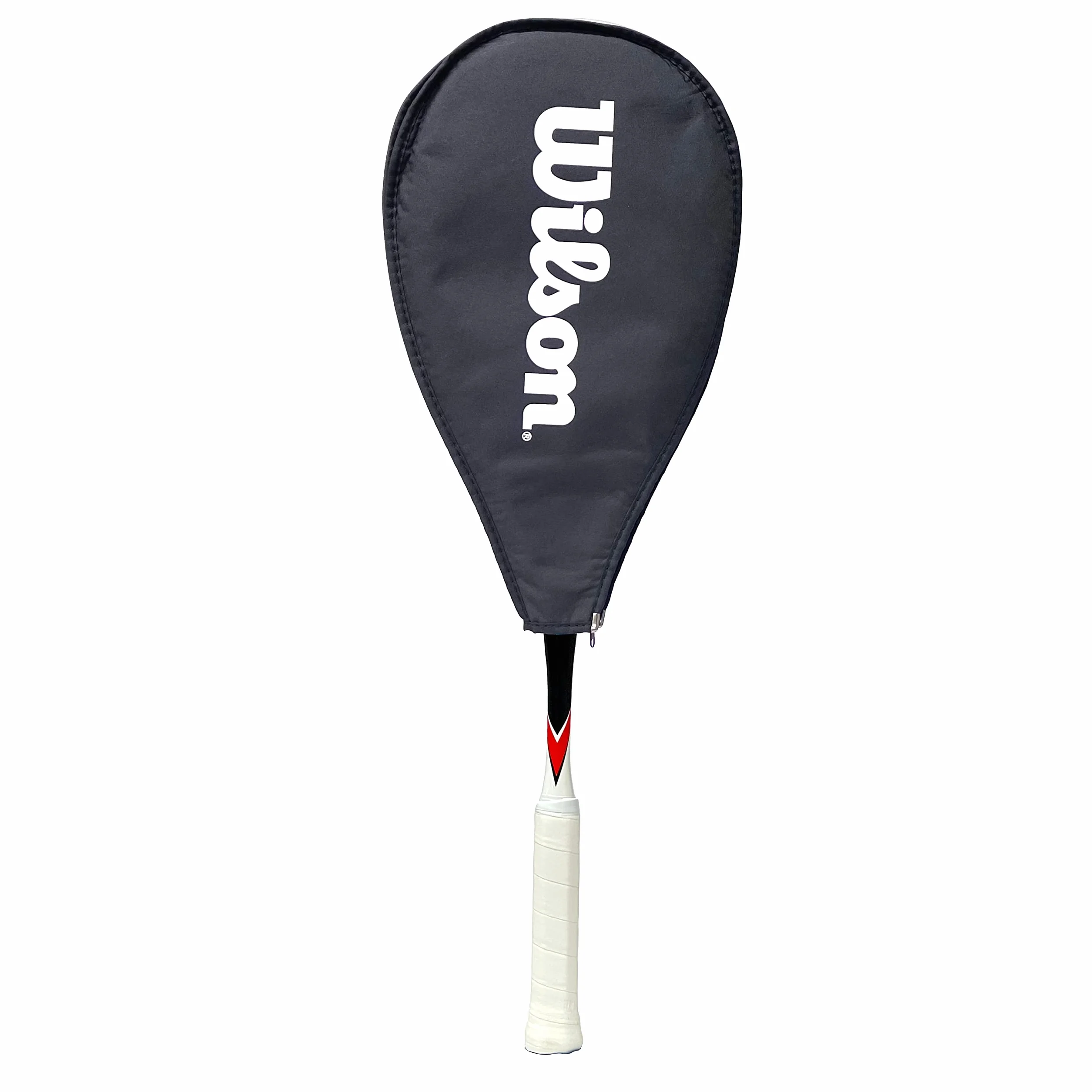 Wilson Pro Team Power - Raqueta de squash con cubierta para la cabeza