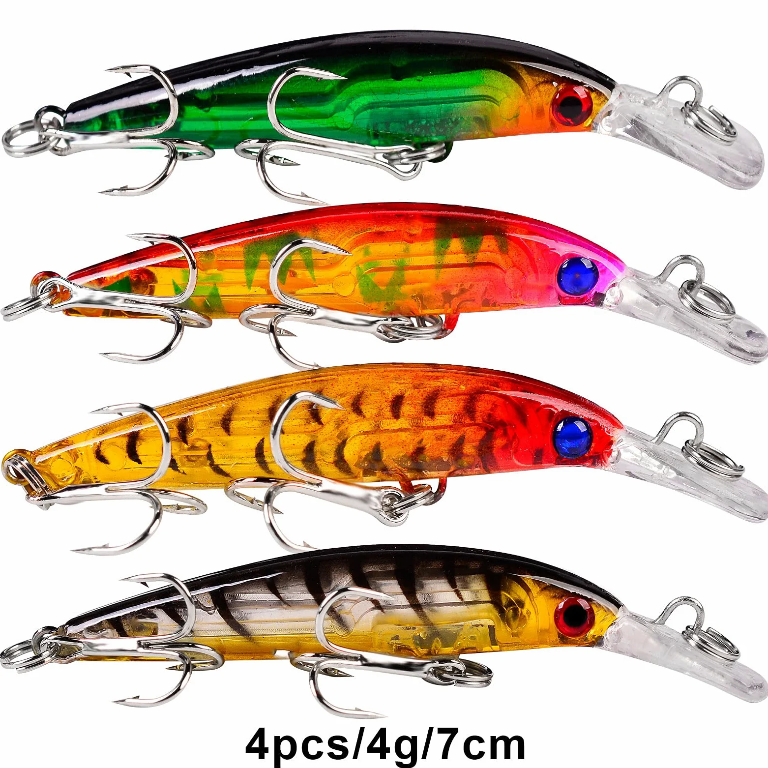 Flotante Minnow Señuelos de Pesca Set para Bass Trucha Perca Topwater Duro cebos señuelo de Siluro Crankbaits Agua Salada Barco Casting Pesca Tackle Kits 48 pcs