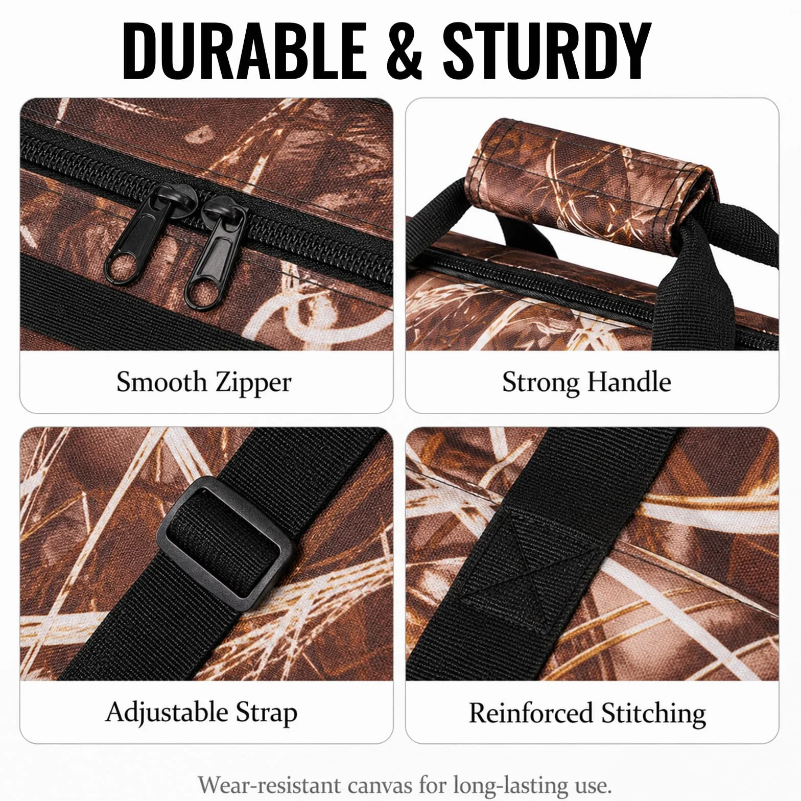 Bolsa de arco con múltiples bolsillos, bolsa de arco compuesto con correas, bolsa de transporte para arco con bolsillo para flechas para caza