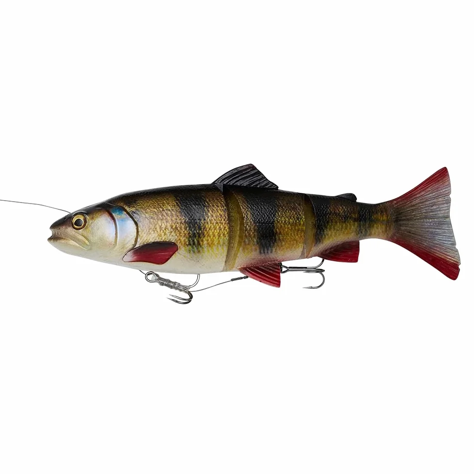Savage Gear perca 40cm 685gm 4D Line Thru Trout listo para pescar señuelos precio loco