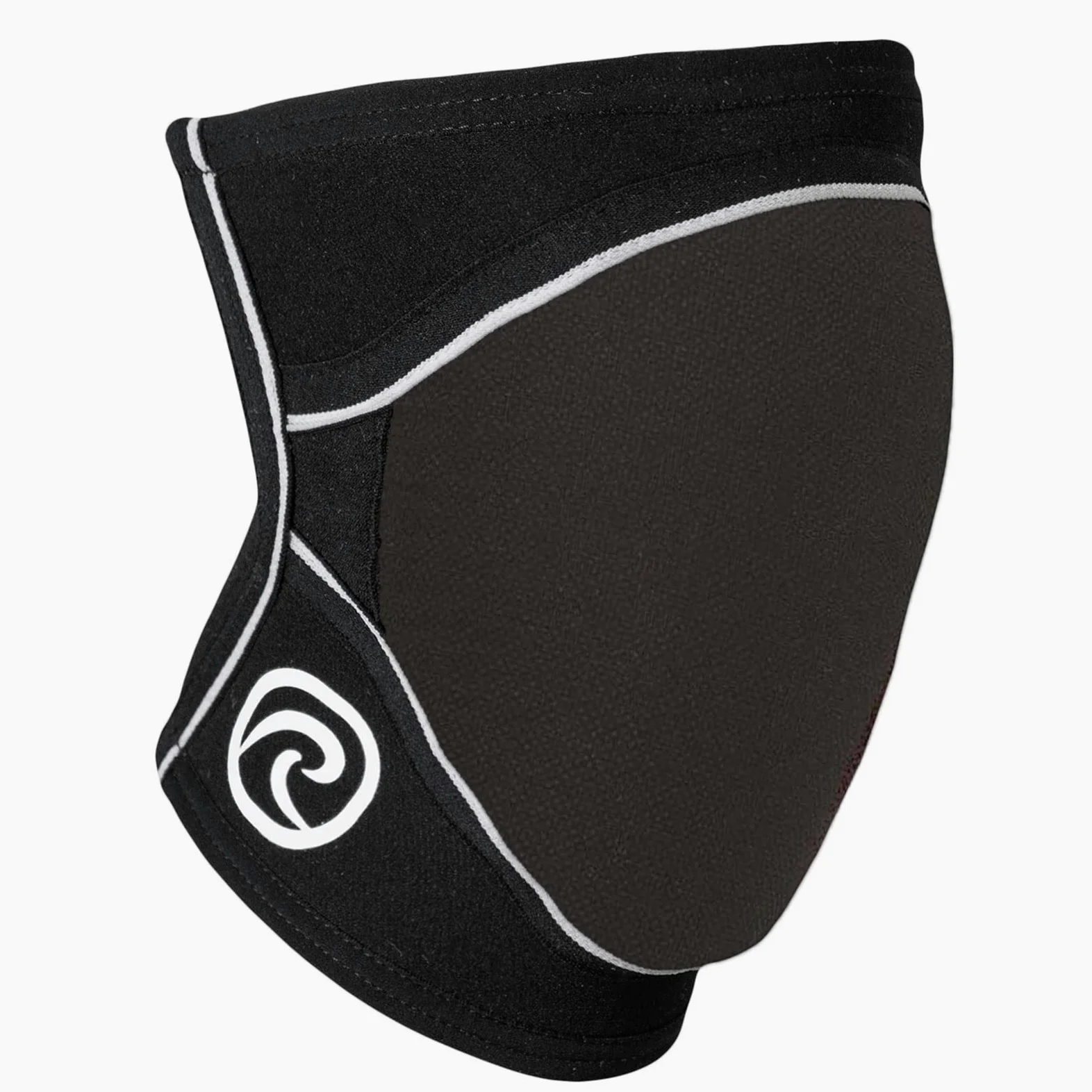 Rehband rodilleras de neopreno 7 mm para mujer y hombre, knee pads antideslizantes y de alta resistencia para voleibol, balonmano y deportes indoor, Color:Negro, Talla:XL, Lado:Izquierdo