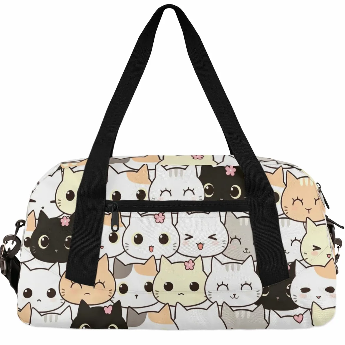 Cute Animal Frog Pattern Kids Duffel Bag for Girls Boys Sport Gym Bag Small Overnight Weekender Tote Bag Carry on Teen Dance Bag for Traveling Gymnastic Ballet