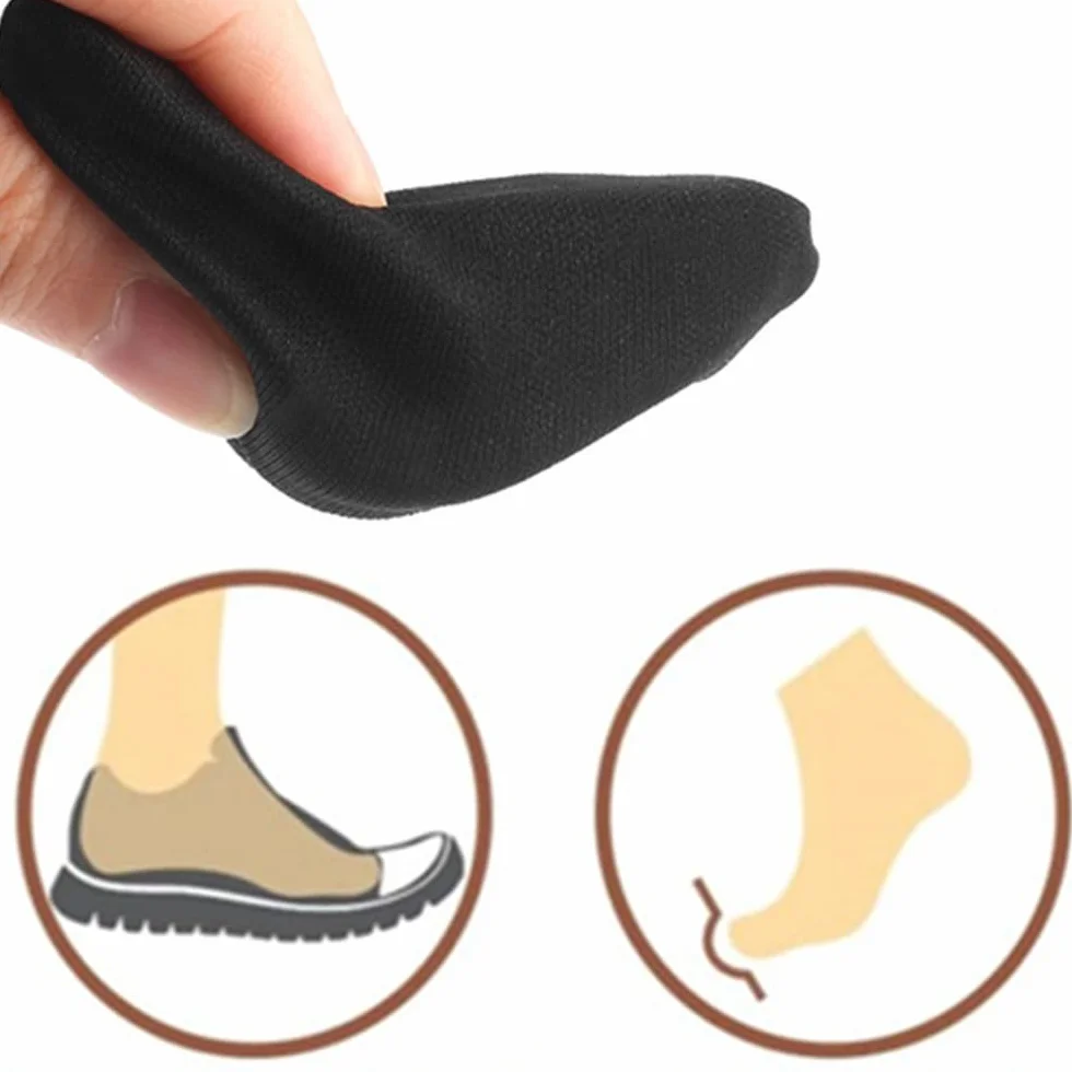 Almohadillas para pies para tacones, plantillas unisex transpirables, cojines para talón y dedos