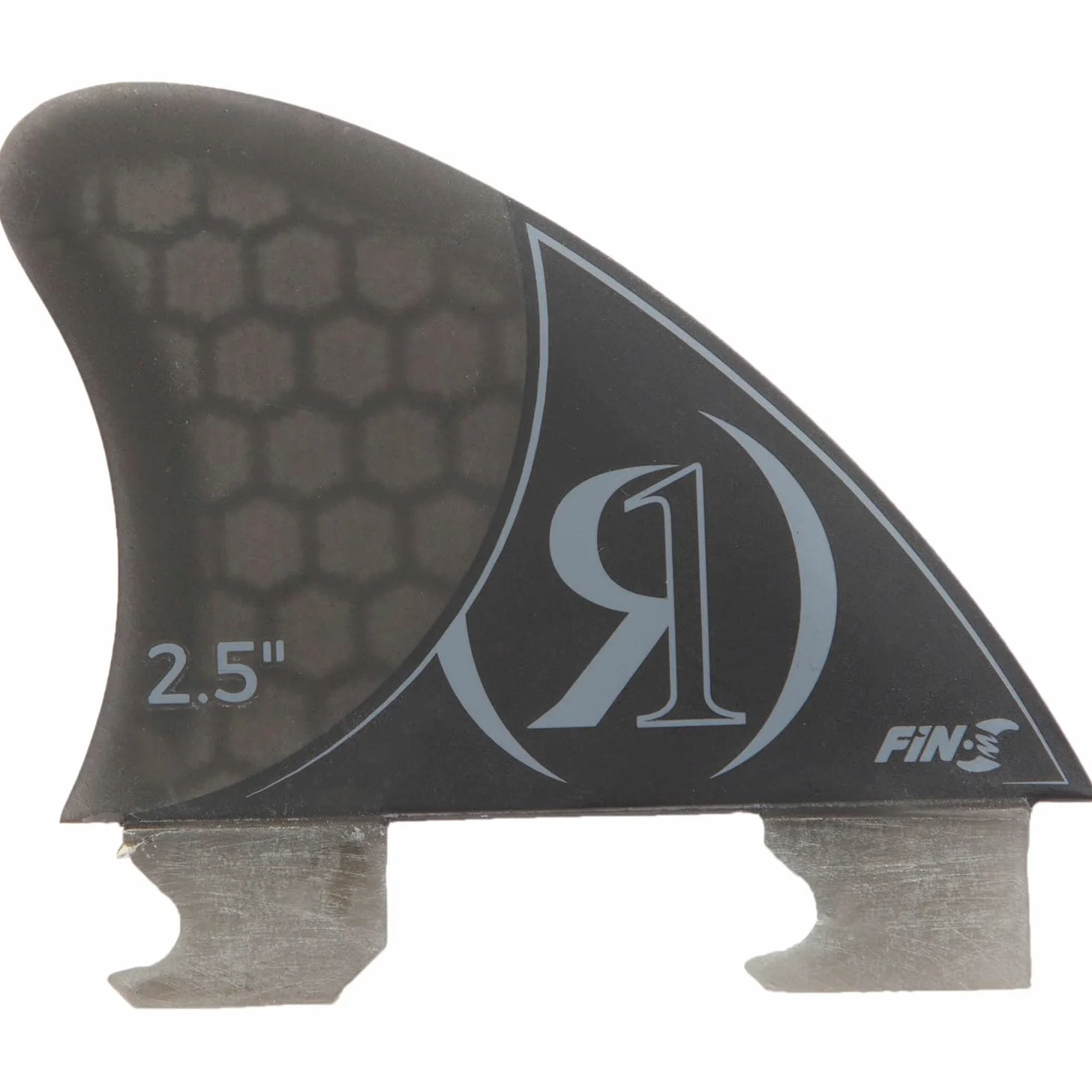 Ronix Fin-S 2.0 2019 - Aletas de Fibra de Vidrio sin Herramientas para Centro de Surf (1 Pulgada), Color Negro
