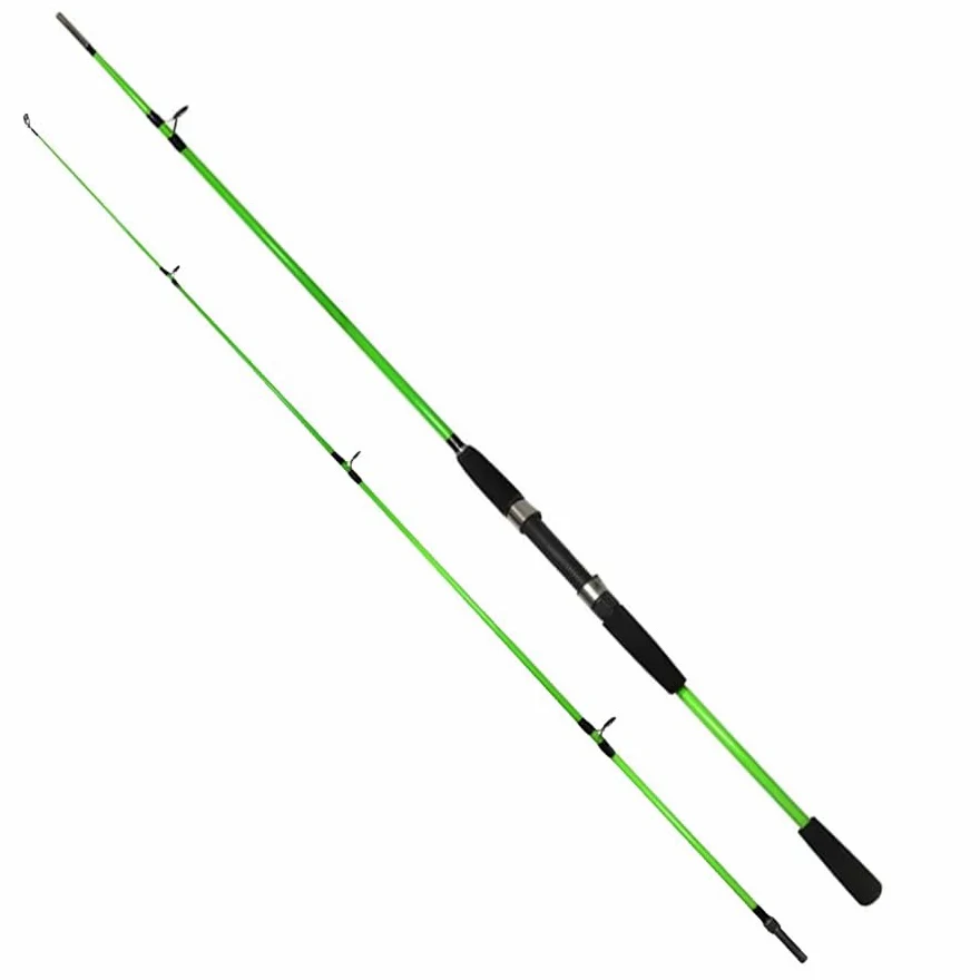 Caña de Pescar Trimax (2,1 MT) | Caña de Pesca telescópica de Dos Secciones Extra Larga 2,1 Metros Fibra de Vidrio