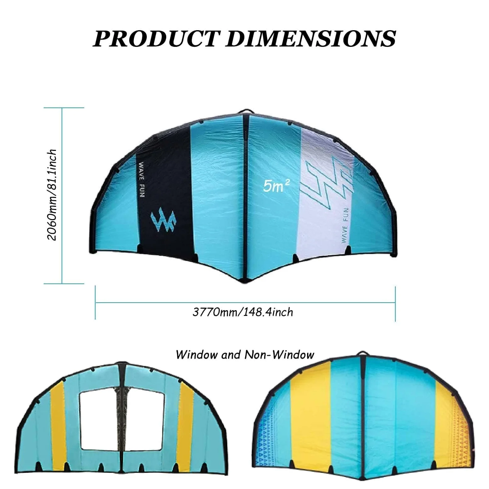 Tabla inflable de aluminio con vela de windsurf para adultos, tela Oxford duradera y PVC, ideal para deportes acuáticos y esquí de nieve surf