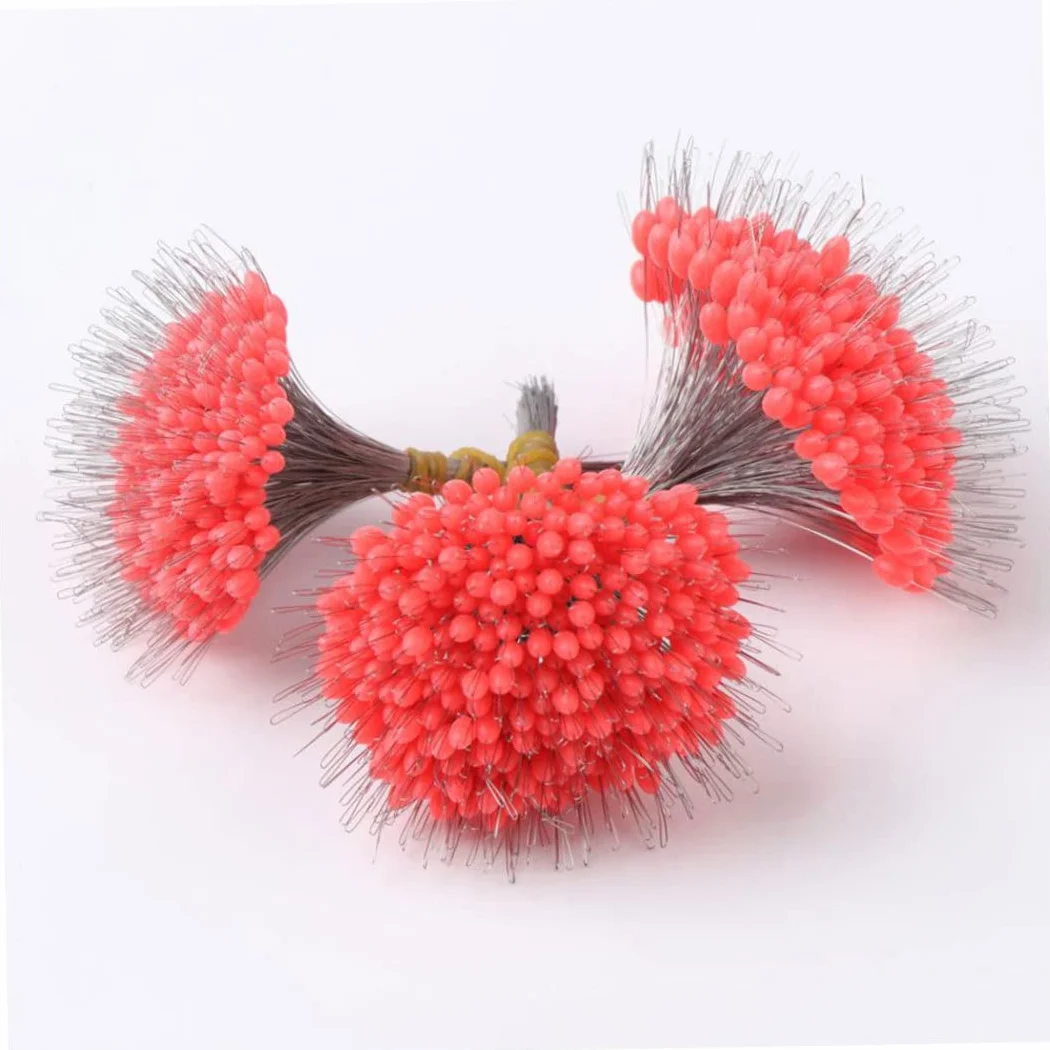 Jorzer Tope de Goma de Flotador Táquero de Pesca Silicona Pesca de Goma Bobber Tope de Frijoles Flotador Accesorios de la línea de Pescado para 2.5# -5.0# Línea 300pcs