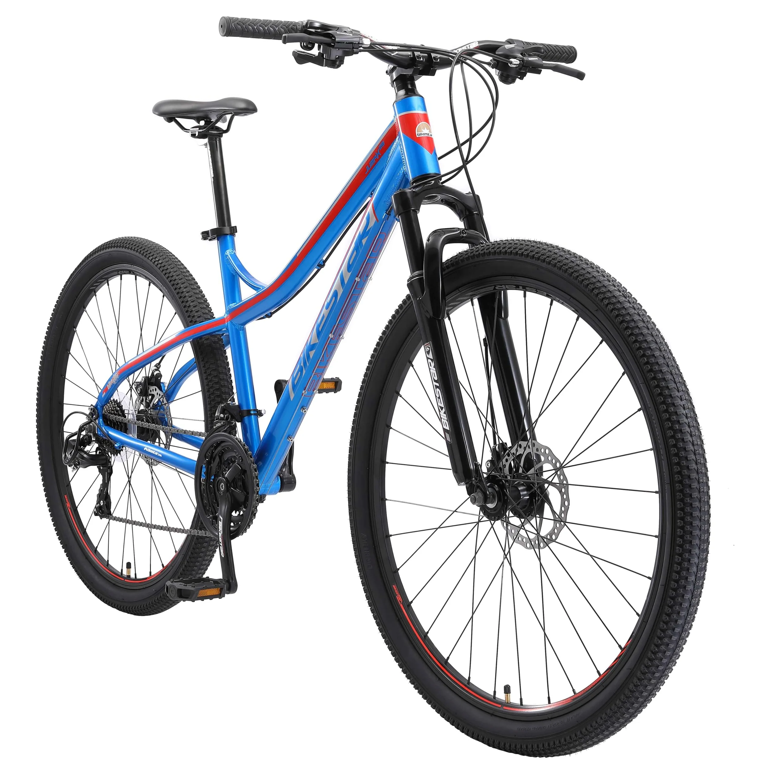 BIKESTAR Bicicleta de montaña Hardtail de Aluminio, 21 Marchas Shimano 26, 27.5, 29" Pulgadas | Mountainbike con Frenos de Disco Cuadro 16, 17, 18" MTB