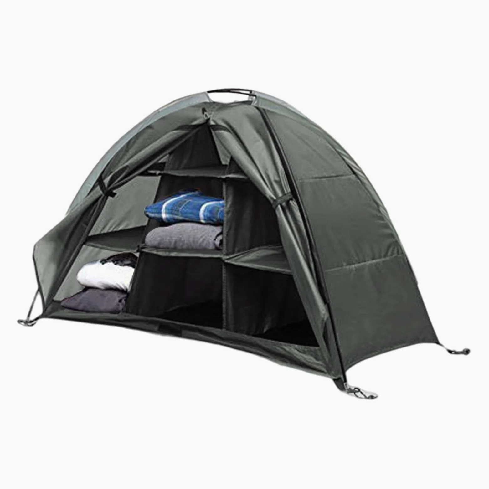 Equipo de camping para tienda de campaña y caravana, solapa con cremallera con 9 bolsillos de almacenamiento, perfecto para tus accesorios y equipo de camping