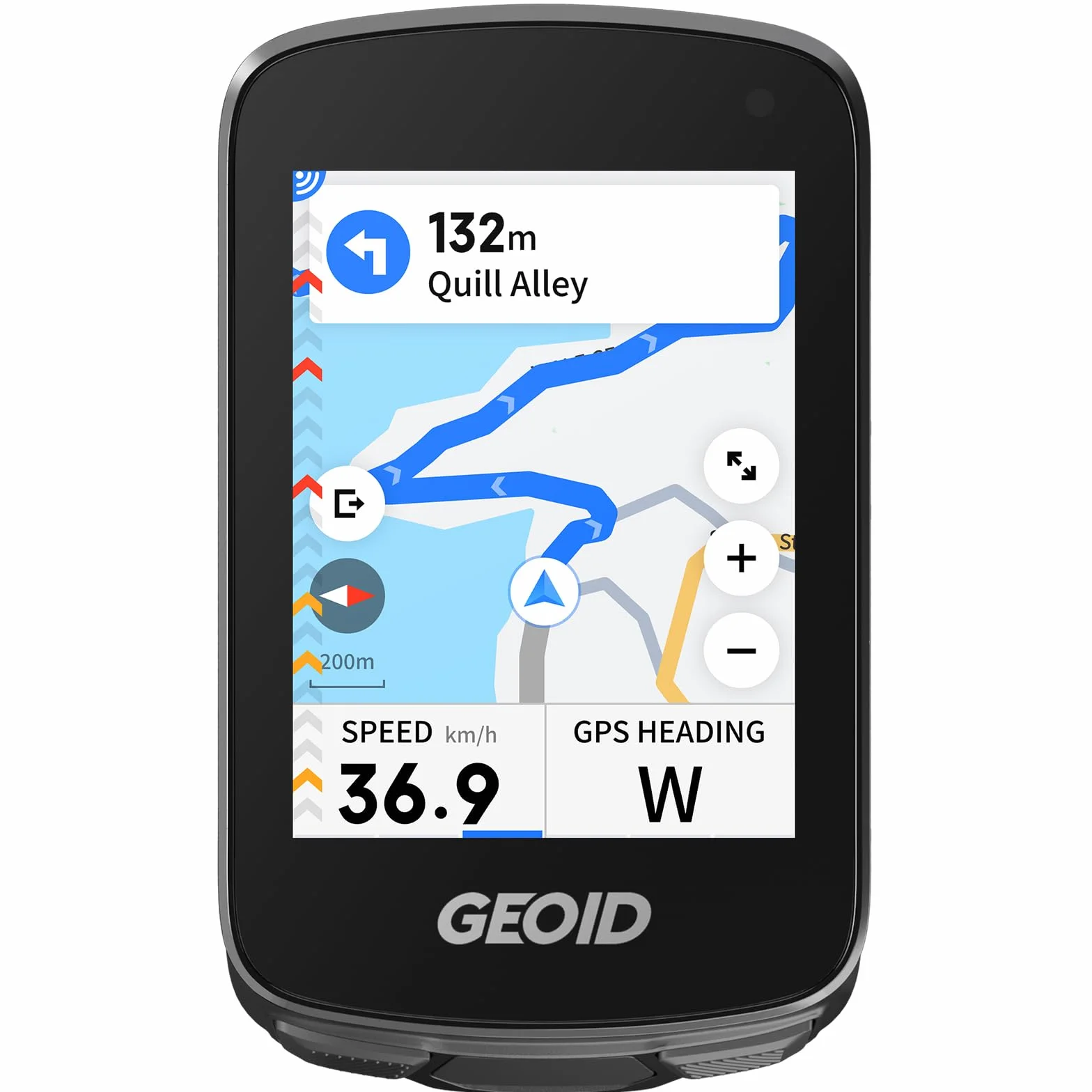 GEOID CC700 Pro GPS Ciclocomputador Touchscreen 2,8 Pulgadas con Mapas Completos – Ciclocomputador Bicicleta GPS Sin Cables con Navegación por Mapa, IPX7 Impermeable