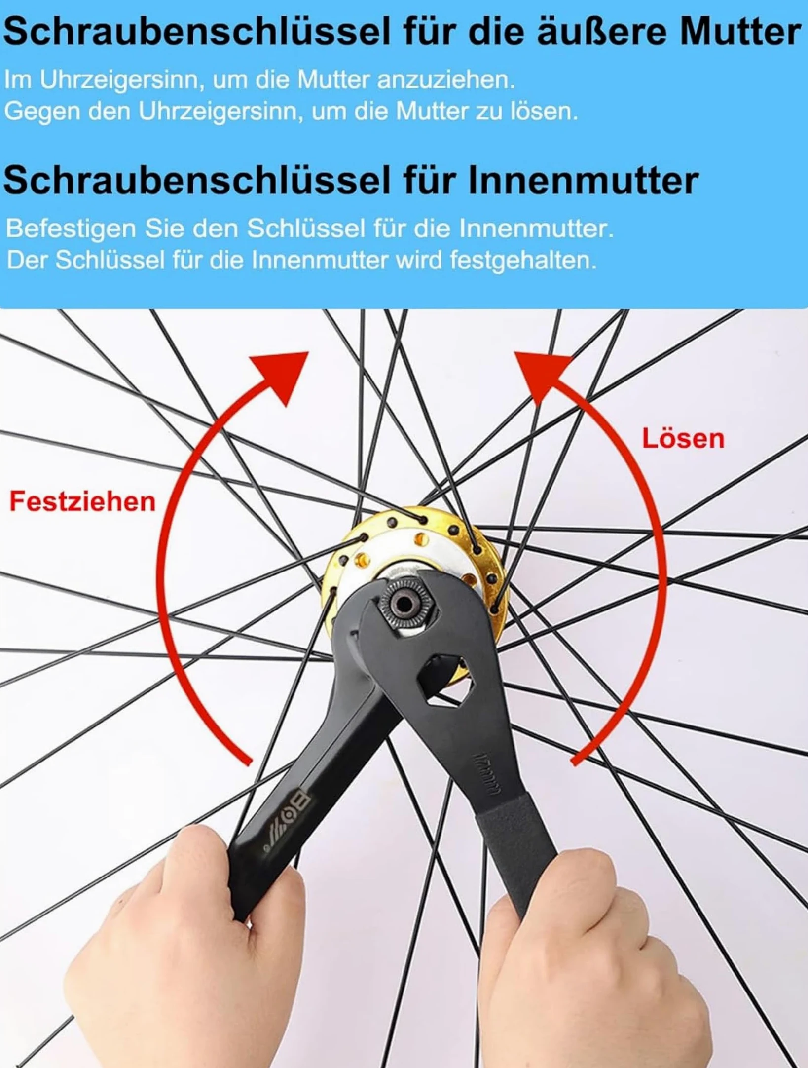 Juego de llaves cónicas de bicicleta de acero al carbono profesional para pedal y herramientas de cubo (7 llaves 13-14-15-16-17-18-19 mm)