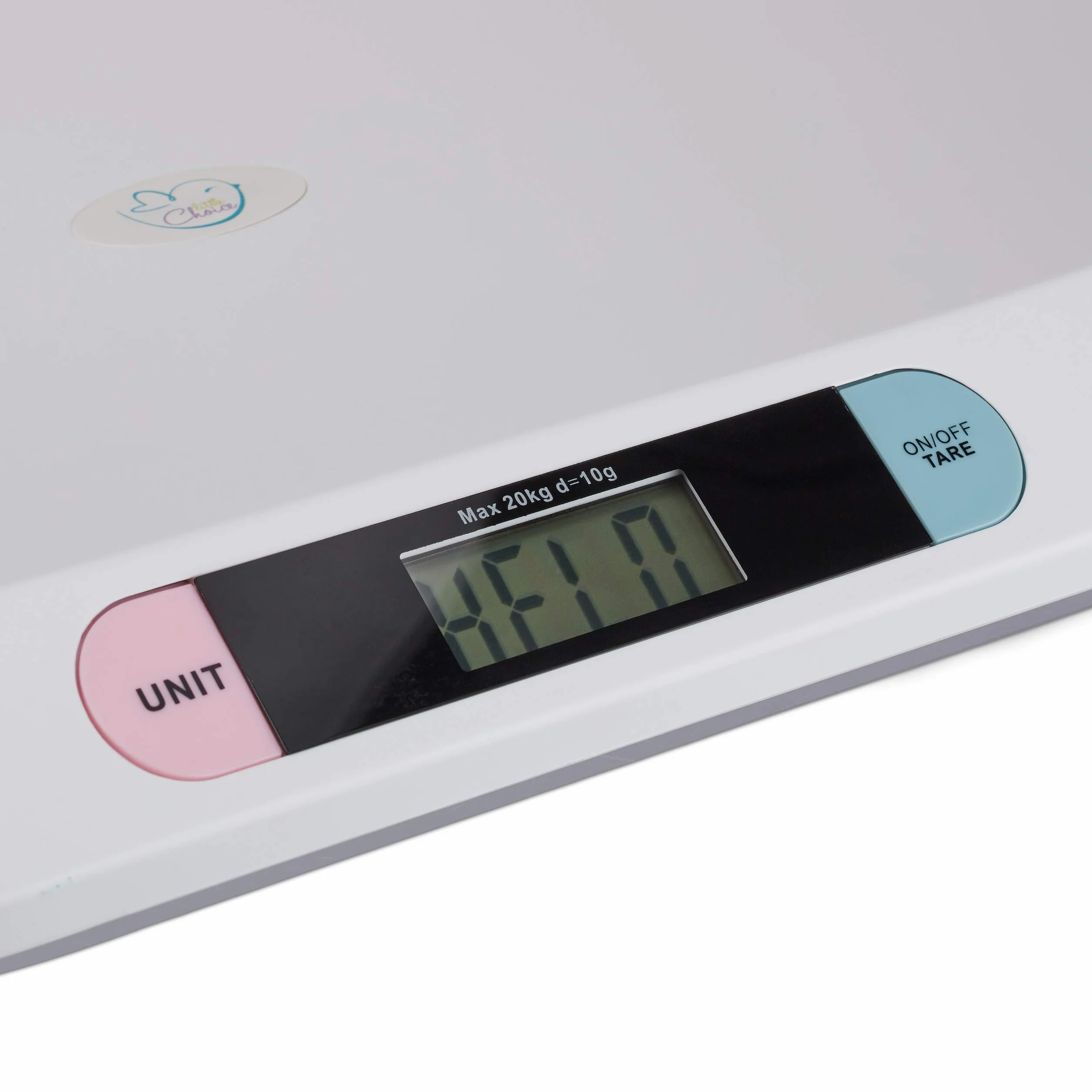 Báscula para bebés Little Choice, Recién Nacidos hasta 20 kg, sin Pilas, Blanco