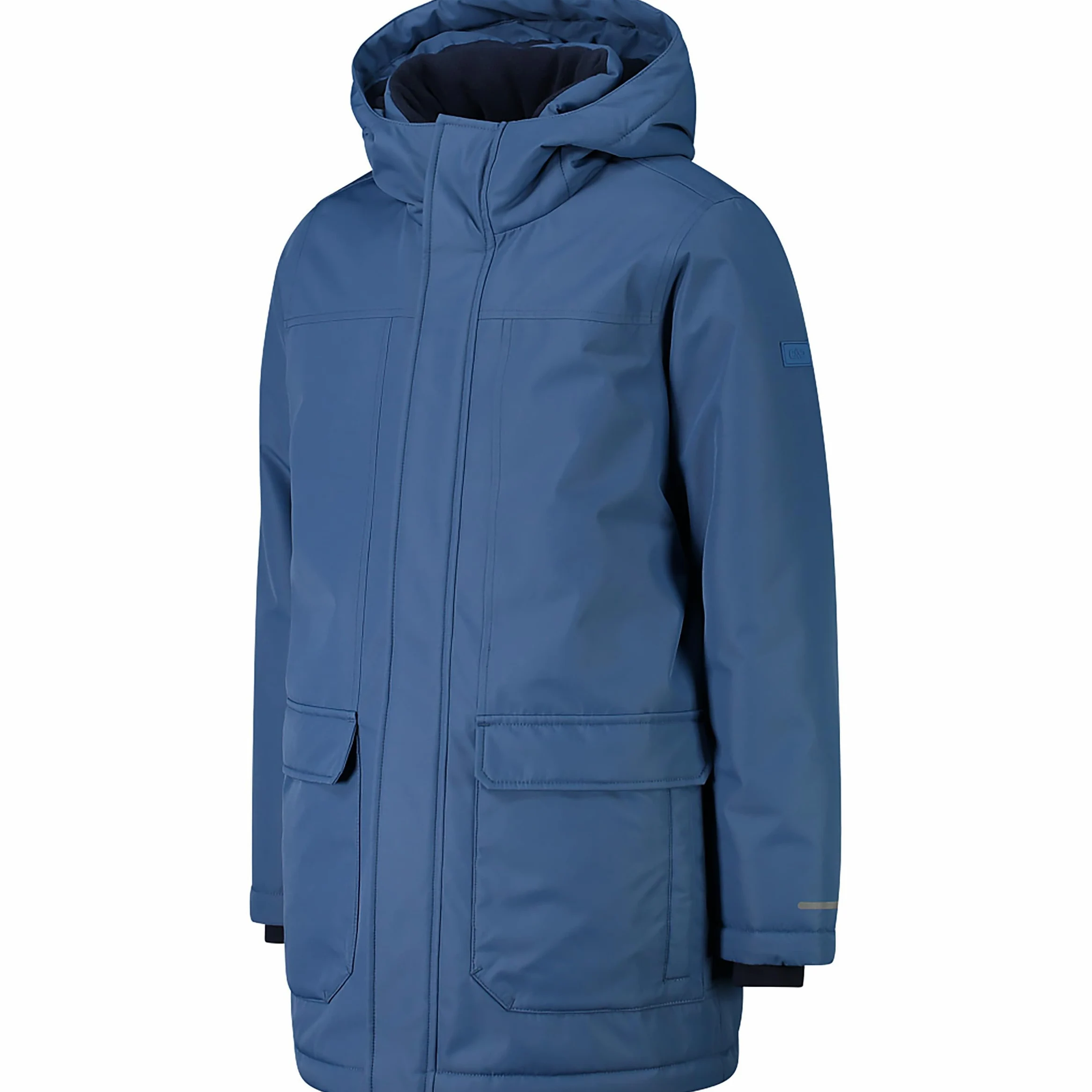CMP Kid Jacket Long Fix Hood Chaqueta larga de niño con capucha fija Unisex niños