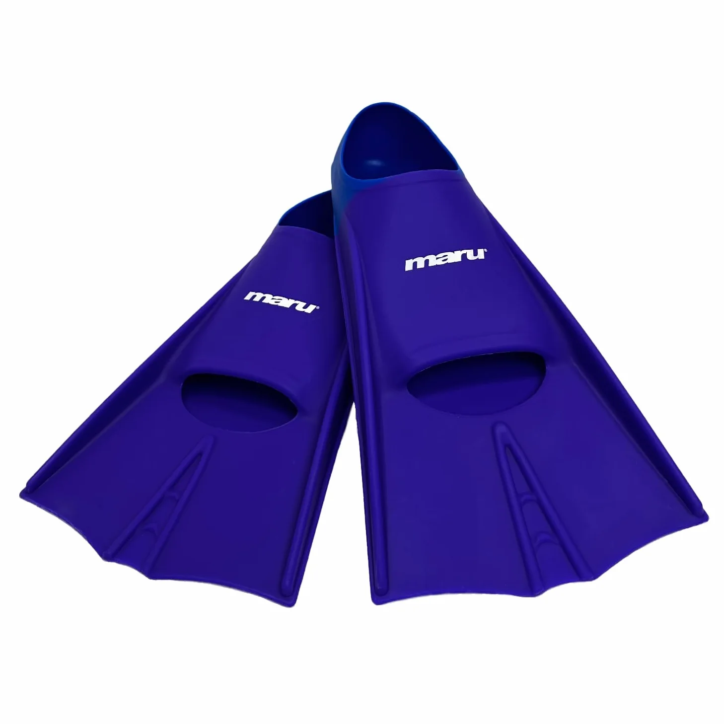 maru Aletas de Entrenamiento, Aletas de natación de Silicona para una Patada más Fuerte y rápida con Mayor propulsión, Aletas de natación Unisex para Adultos y niños (