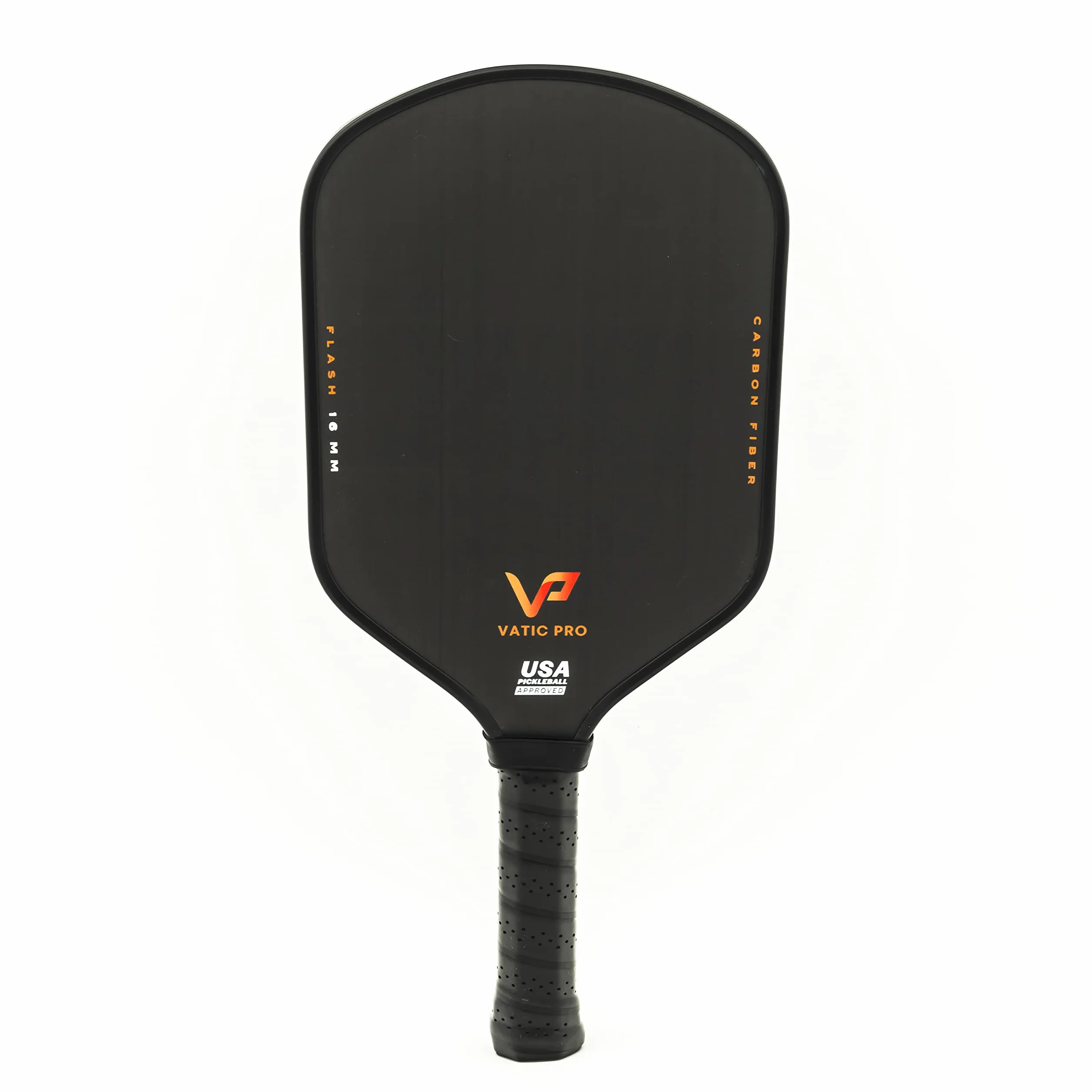Vatic Pro Pala de Pickleball de Fibra de Carbono de 16 mm, termoformada con Paredes inyectadas de Espuma, Incluye Funda para la Pala