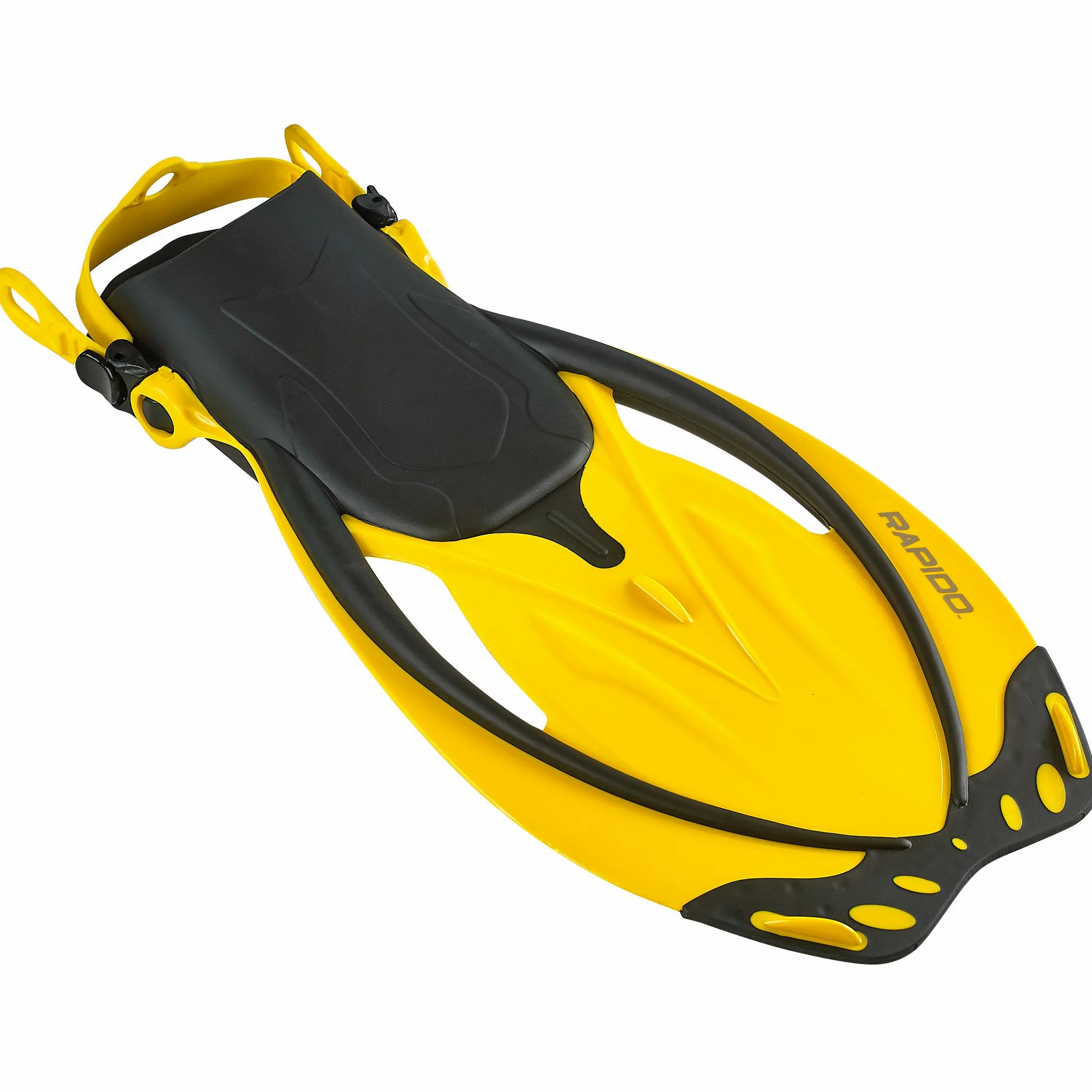 Phantom Aquatics Rapido Boutique Collection Marine - Máscara de Buceo Ajustable de Cristal Templado con Bolsa de Transporte (Amarillo, S/M, EE. UU.: 6-9/EU: 38-42)