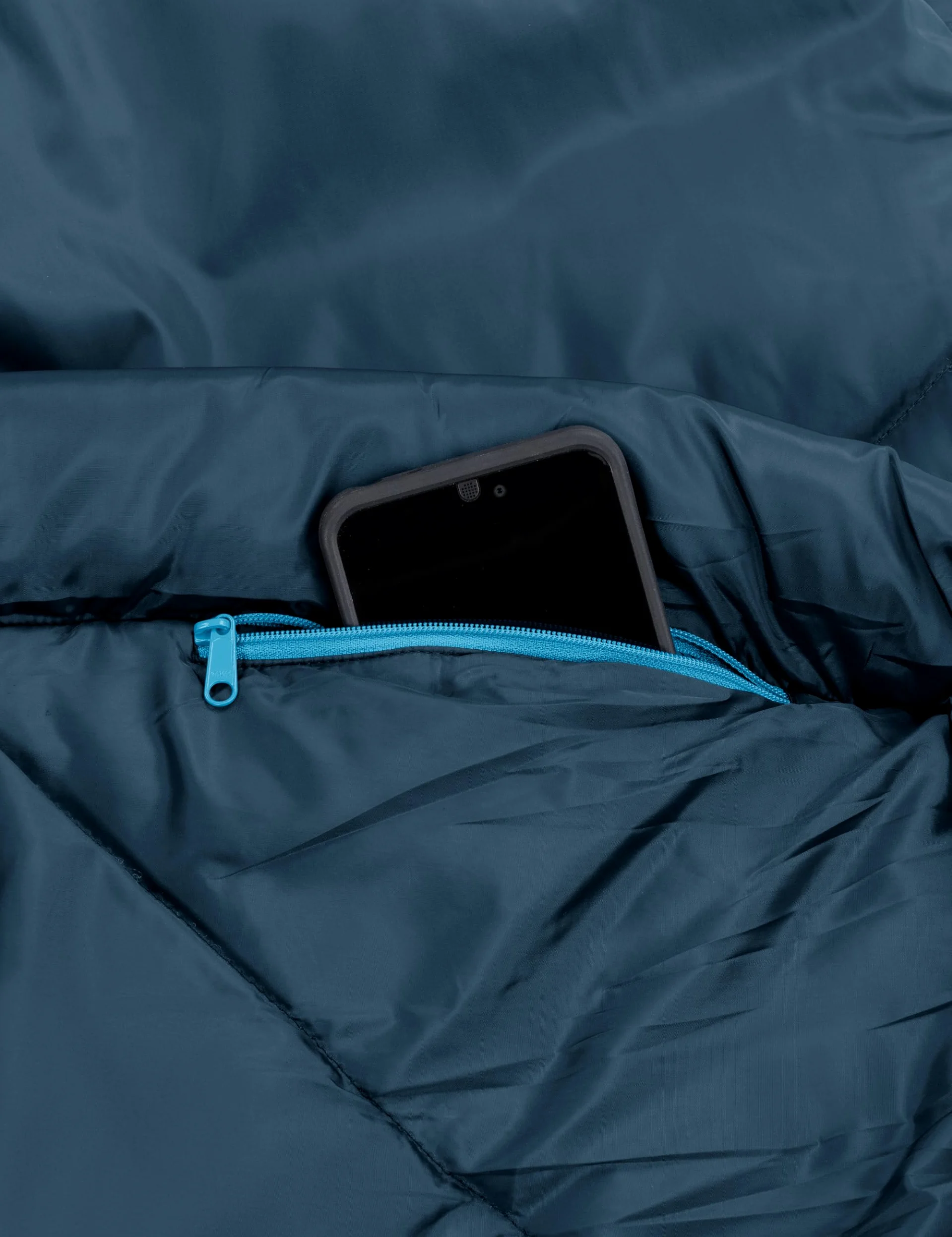 Vaude | Saco de dormir XXL para personas altas, ligero, tamaño pequeño, corte momia, ideal para trekking