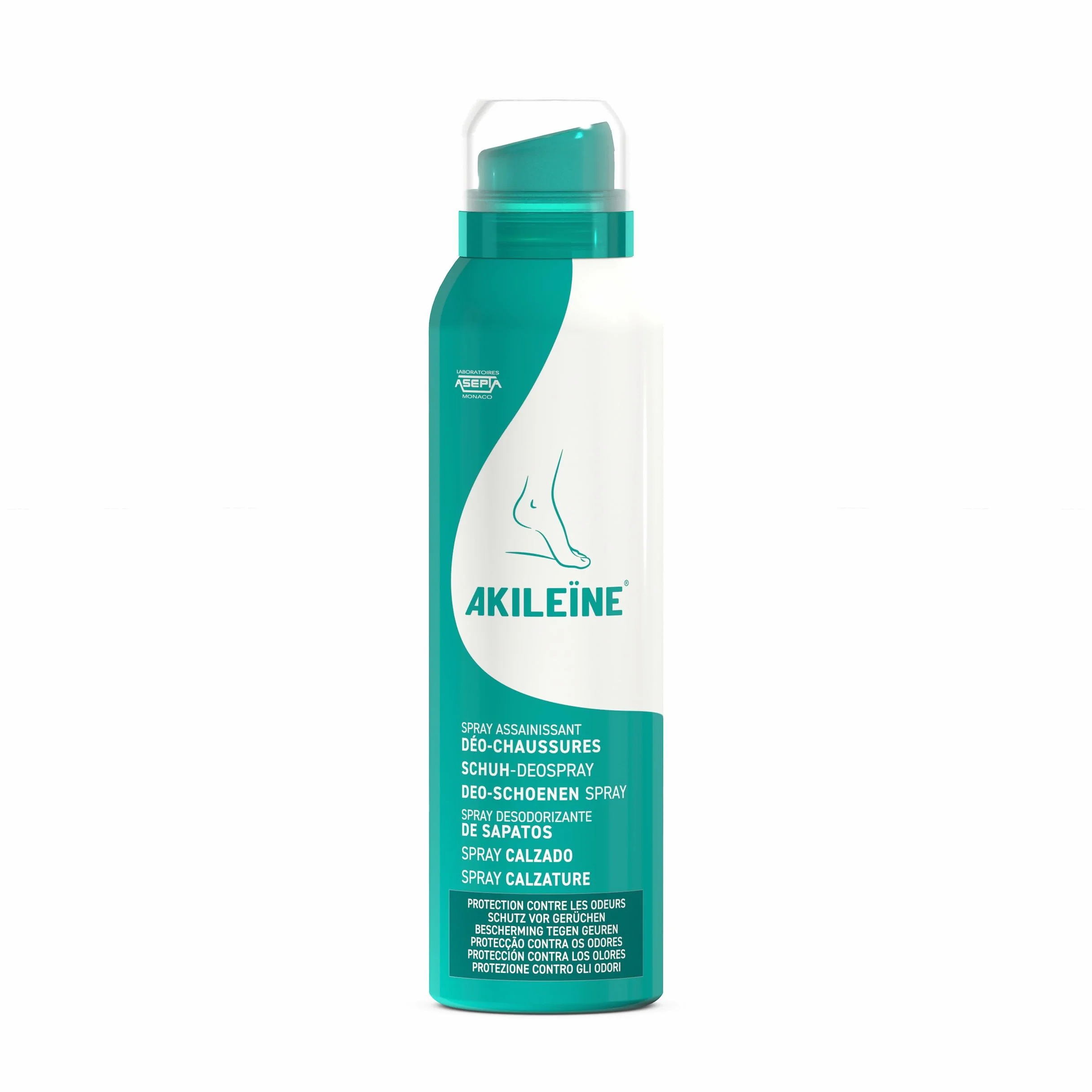 AKILEÏNE® Spray Para Calzado 150 ML Eliminación de Olores Protección Microbiana