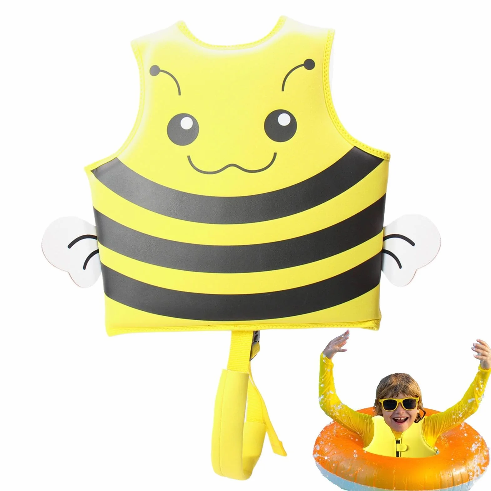 Chaleco Salvavidas Infantil | Chaleco de Natación con Dibujos Animados - Flotador De Entrenamiento De Natación para Piscina, Bote, Kayak, Pesca Niños Y Niñas
