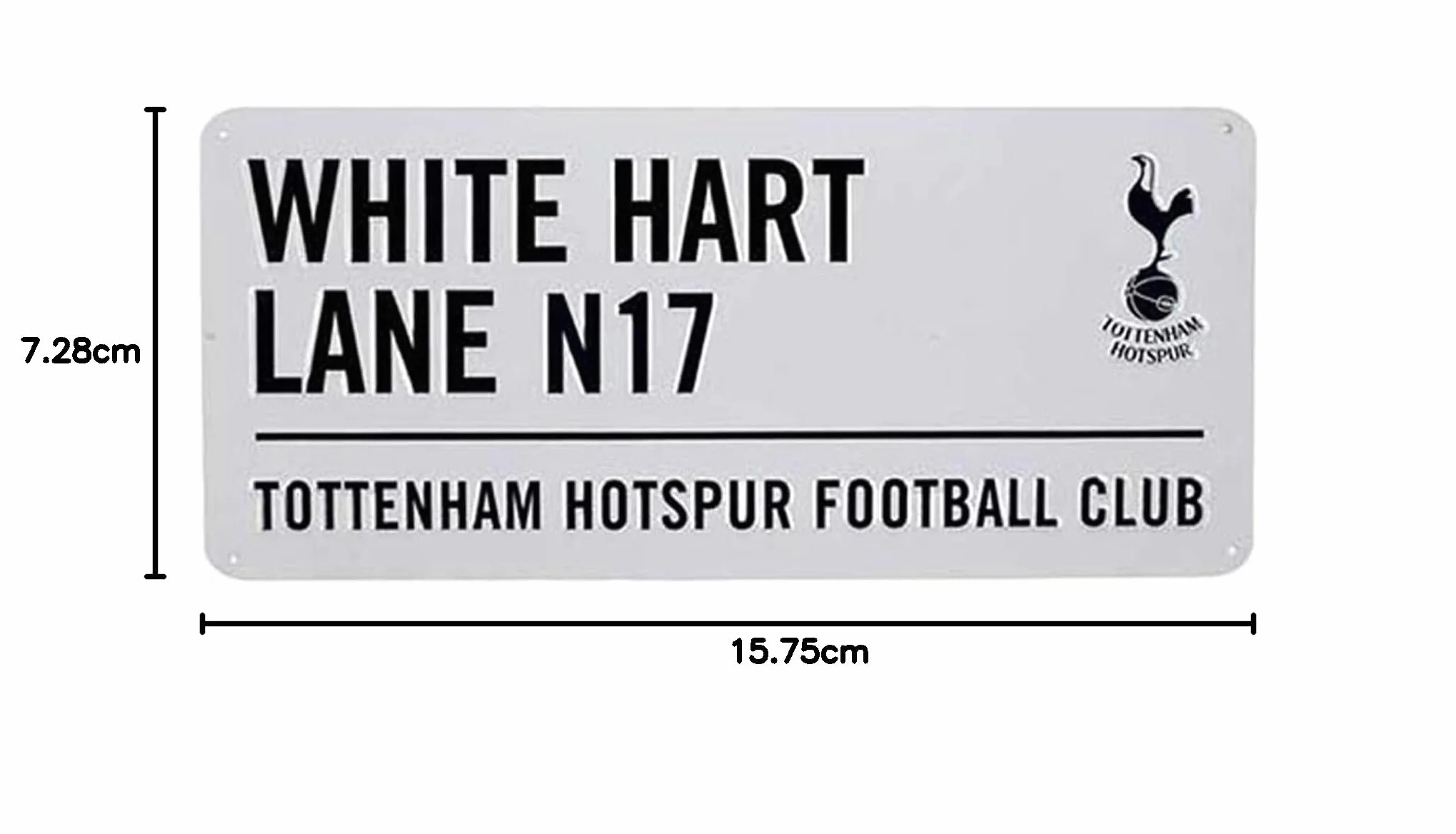 Tottenham Hotspur Señal de calle del FC verde