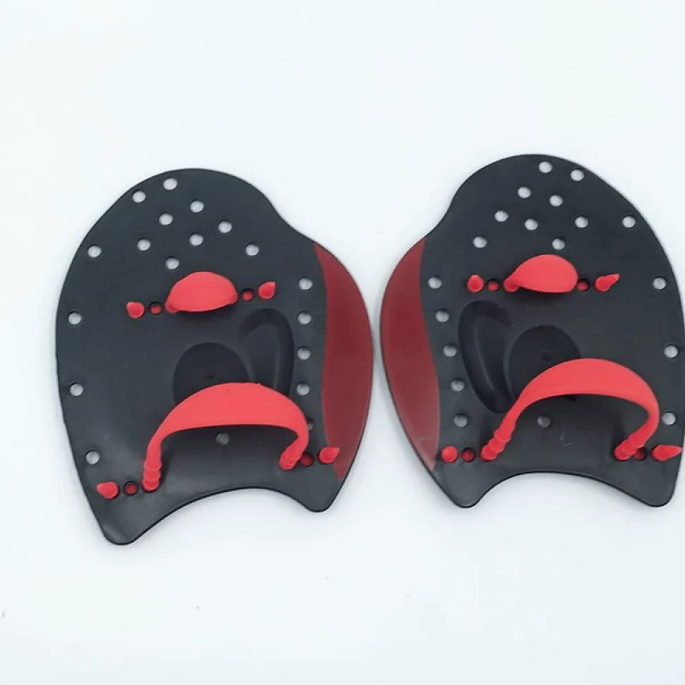 YXSH Niños Adultos Paletas De Natación Profesionales Fajas Corrección Aletas De Mano Aletas Palma Dedo Guantes Palmeados Paddle Deportes Acuáticos-L