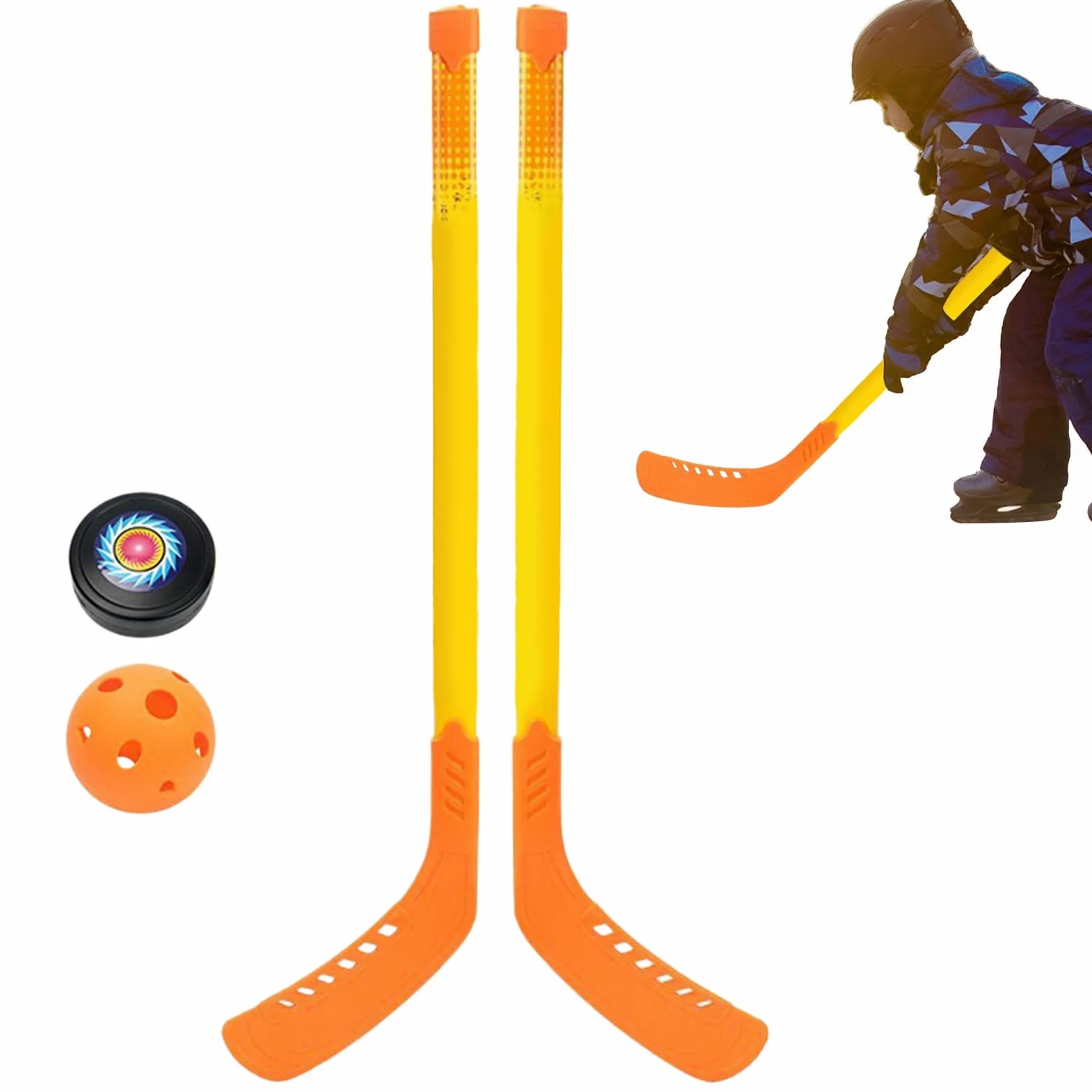Palos de Hockey en Sala Juego de palos de hielo para principiantes