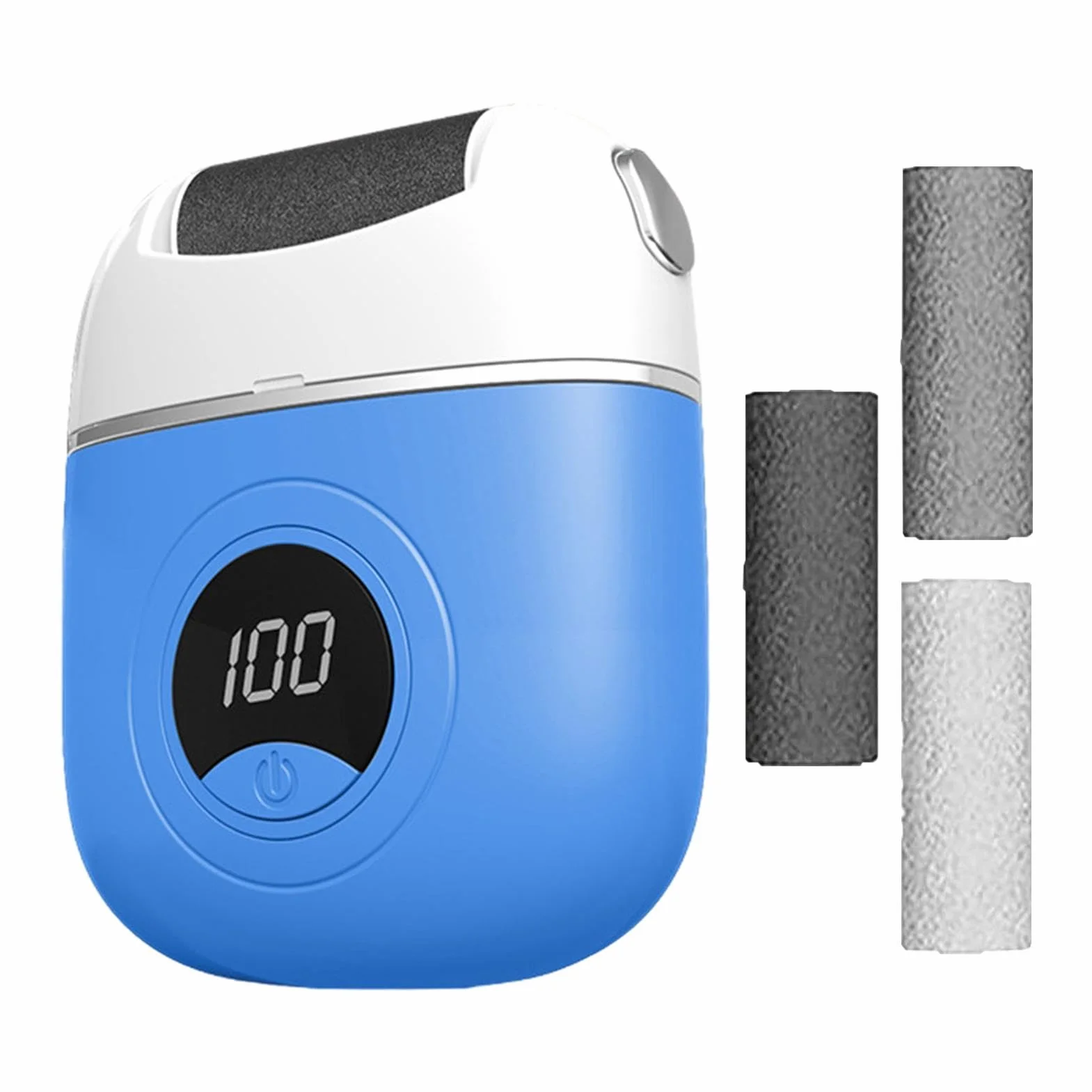 Portable Electric Foot Callus Remover Digital Display Heel Polisher for Hard Dead Skin