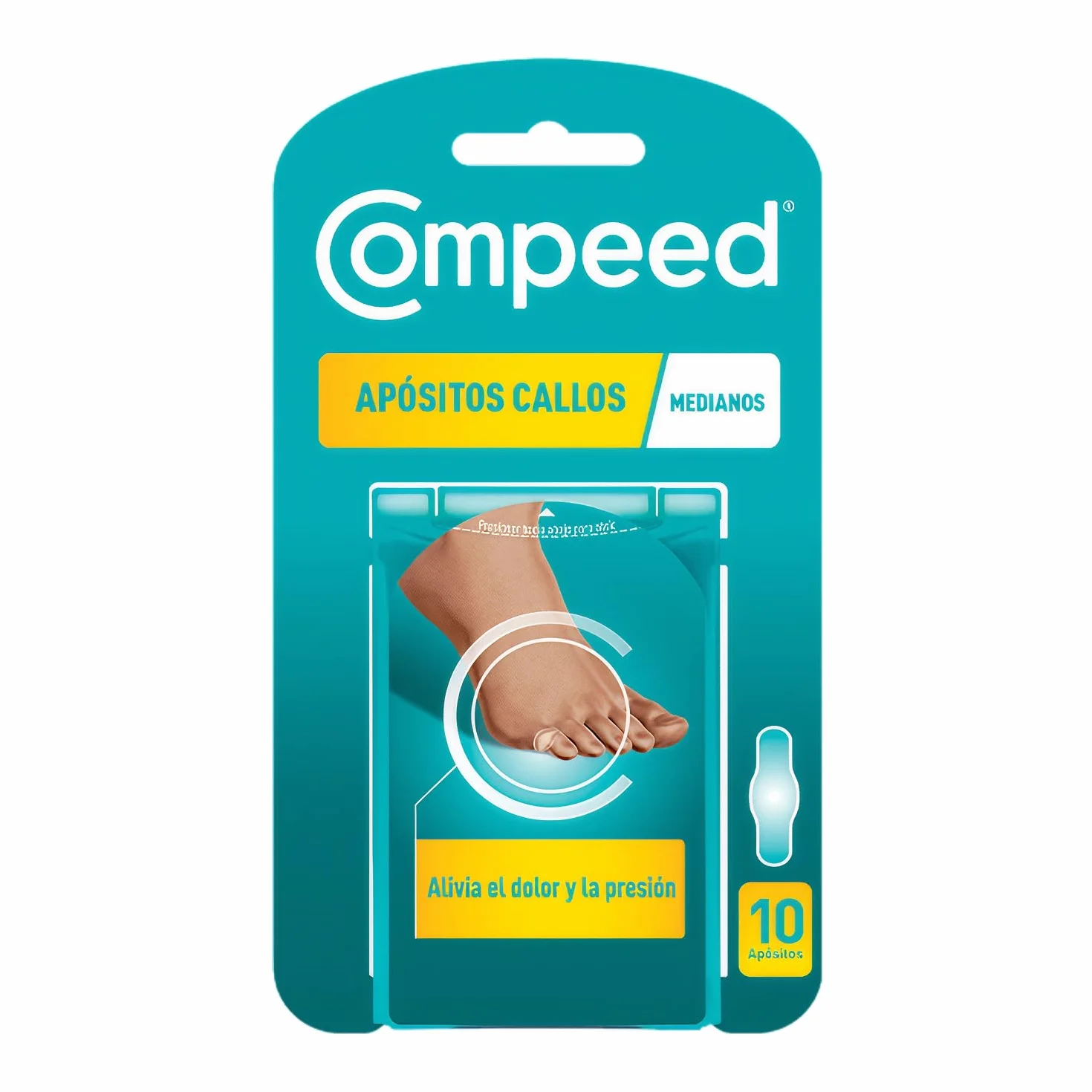 Compeed Callos Medianos 10 uds Tratamiento para eliminar callos pies