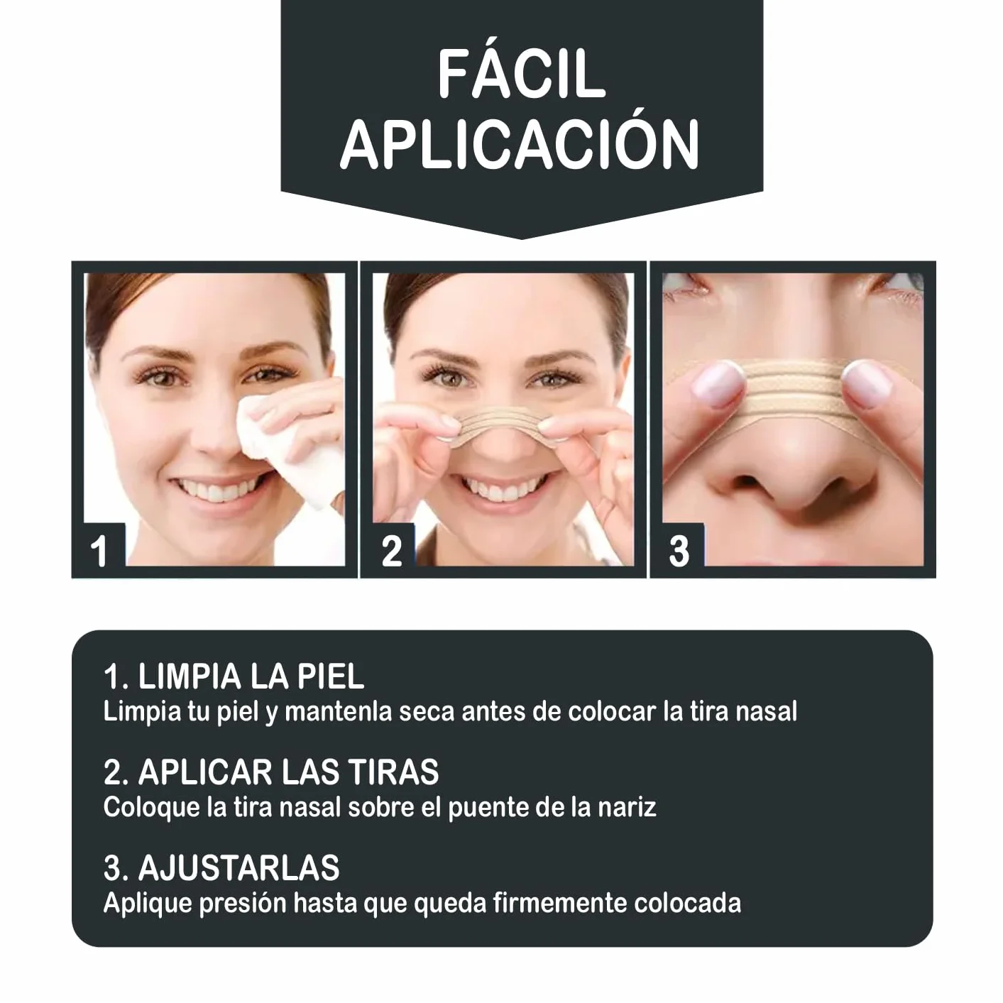 Breathe Right Tiras Nasales Antironquidos 60 Pack Premium Para Dejar De Roncar