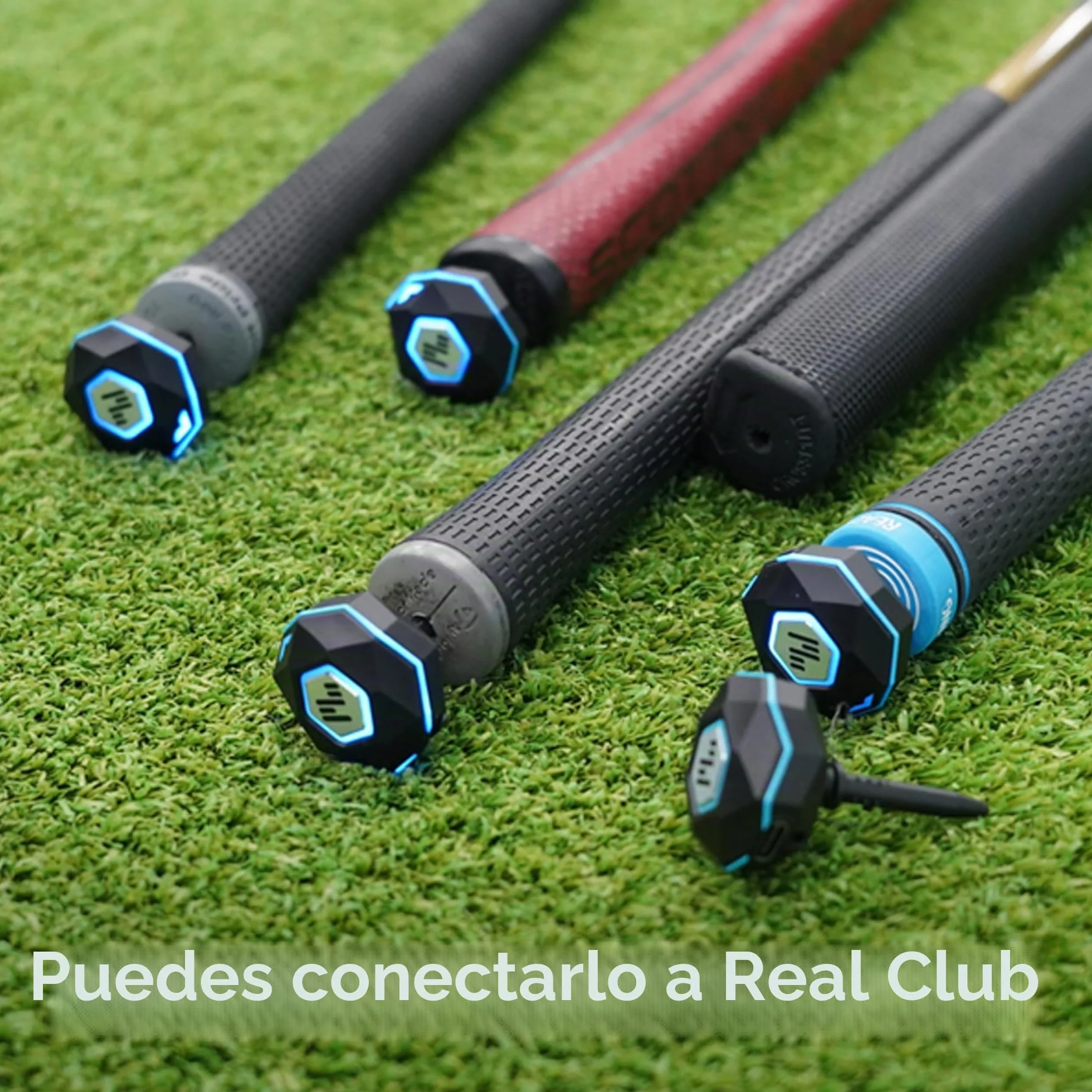 PHIGOLF Phigolf2 Simulador de Golf con Palo Oscilante, Entrenador de Swing con Sensor de Movimiento y Análisis 3D