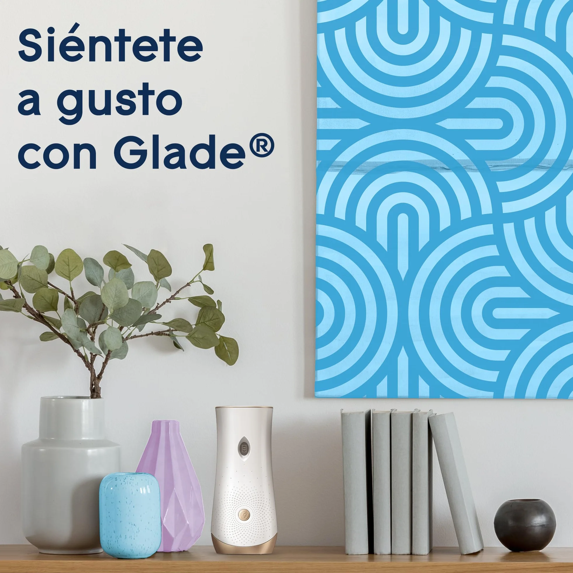 Glade Ambientador Automático Lavanda con Aceites Esenciales 2 Recambios