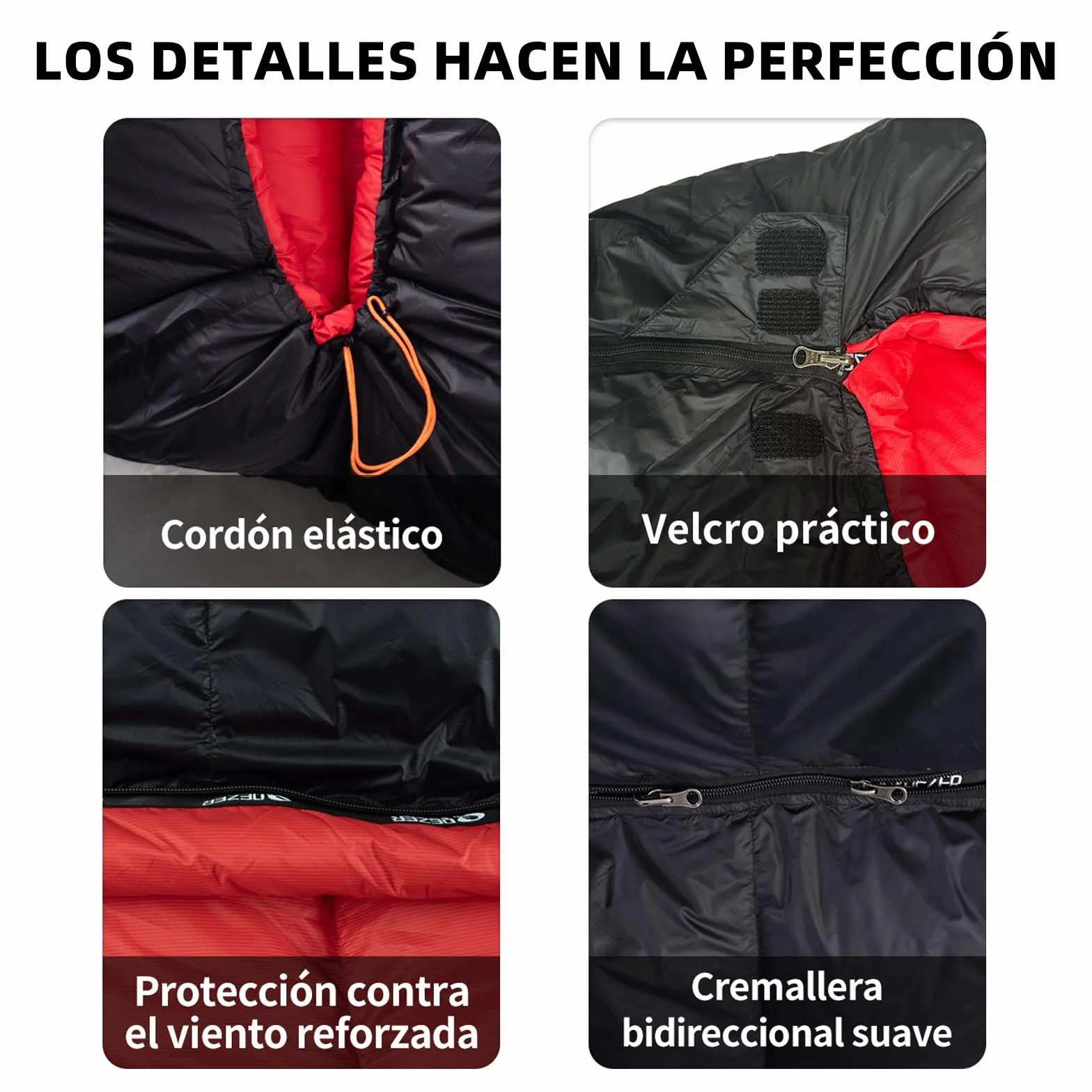 Saco de Dormir de Invierno -20 Grados, con plumón de 620 FP Premiumcálido Saco de Dormir de plumón para Clima frío Extremo, Camping, Senderismo y montañismo
