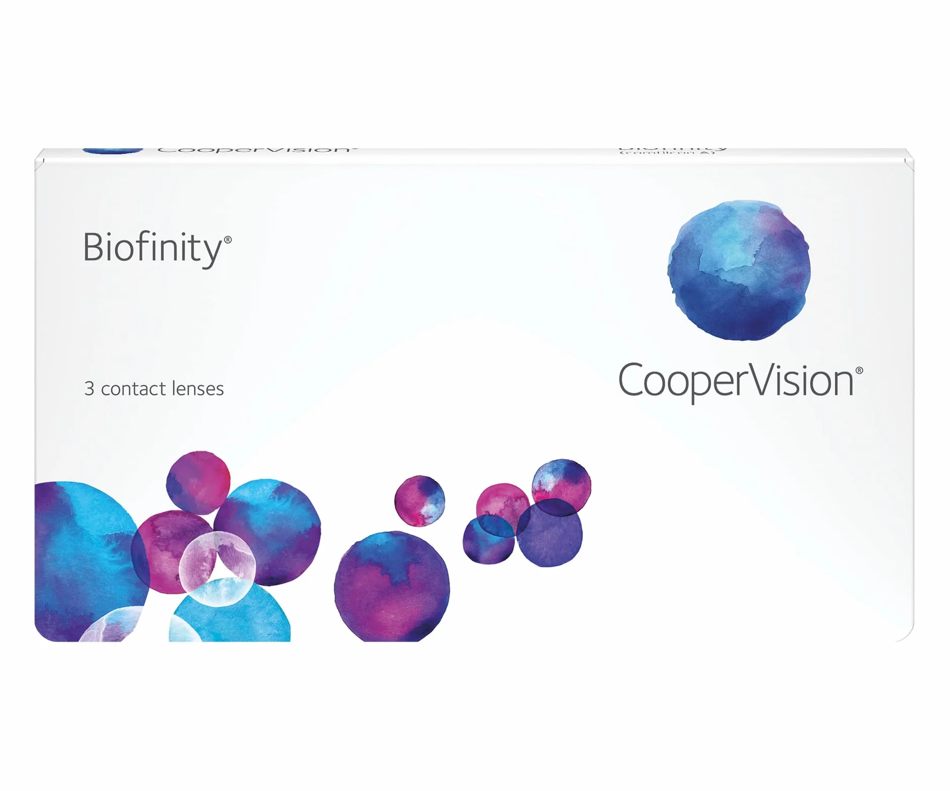Biofinity Lentes de Contacto Esféricas Mensuales R 8.6 D 14 -3.5 Diop Pack 6 uds