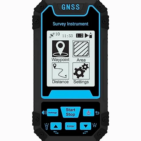 Dispositivo GPS de mano para navegación de alta precisión, medición de coordenadas, edición de ruta y seguimiento de altitud, ideal para actividades al aire libre en bosques, tierras agrícolas