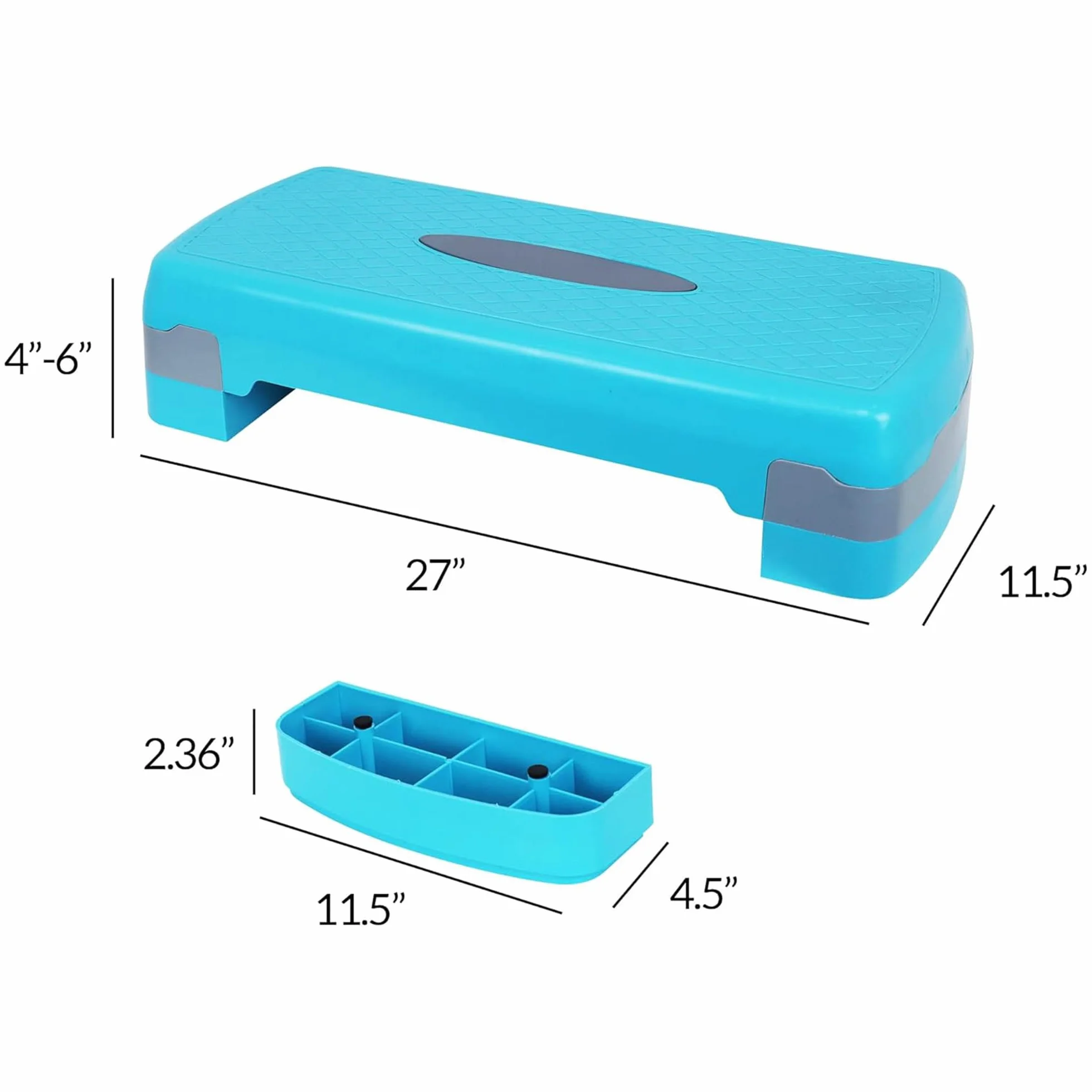 BalanceFrom AROS68 Entrenador de plataforma de paso aeróbico ajustable